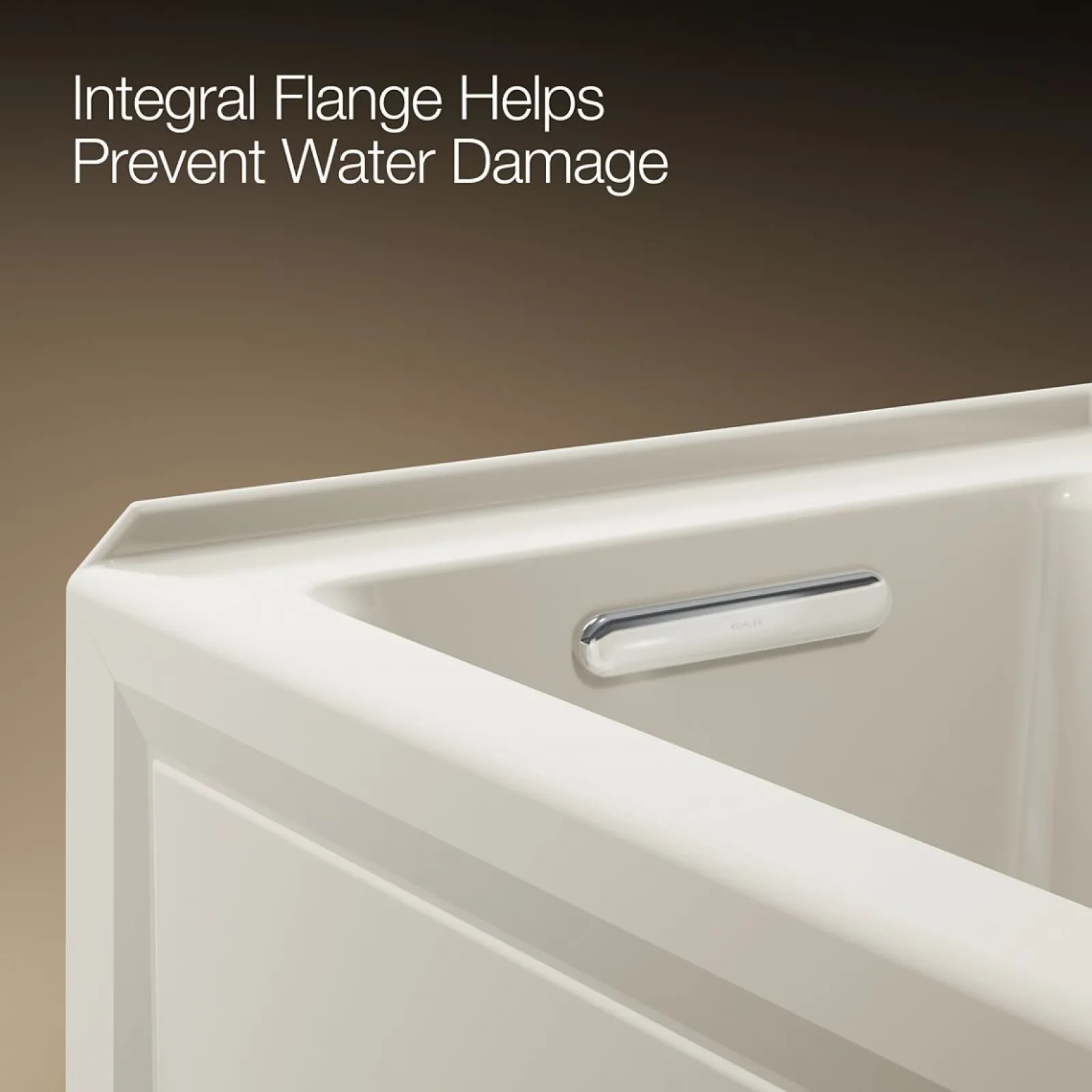 60" x 30" alcove bath with Bask® heated surface, alcove left drain^Kohler New