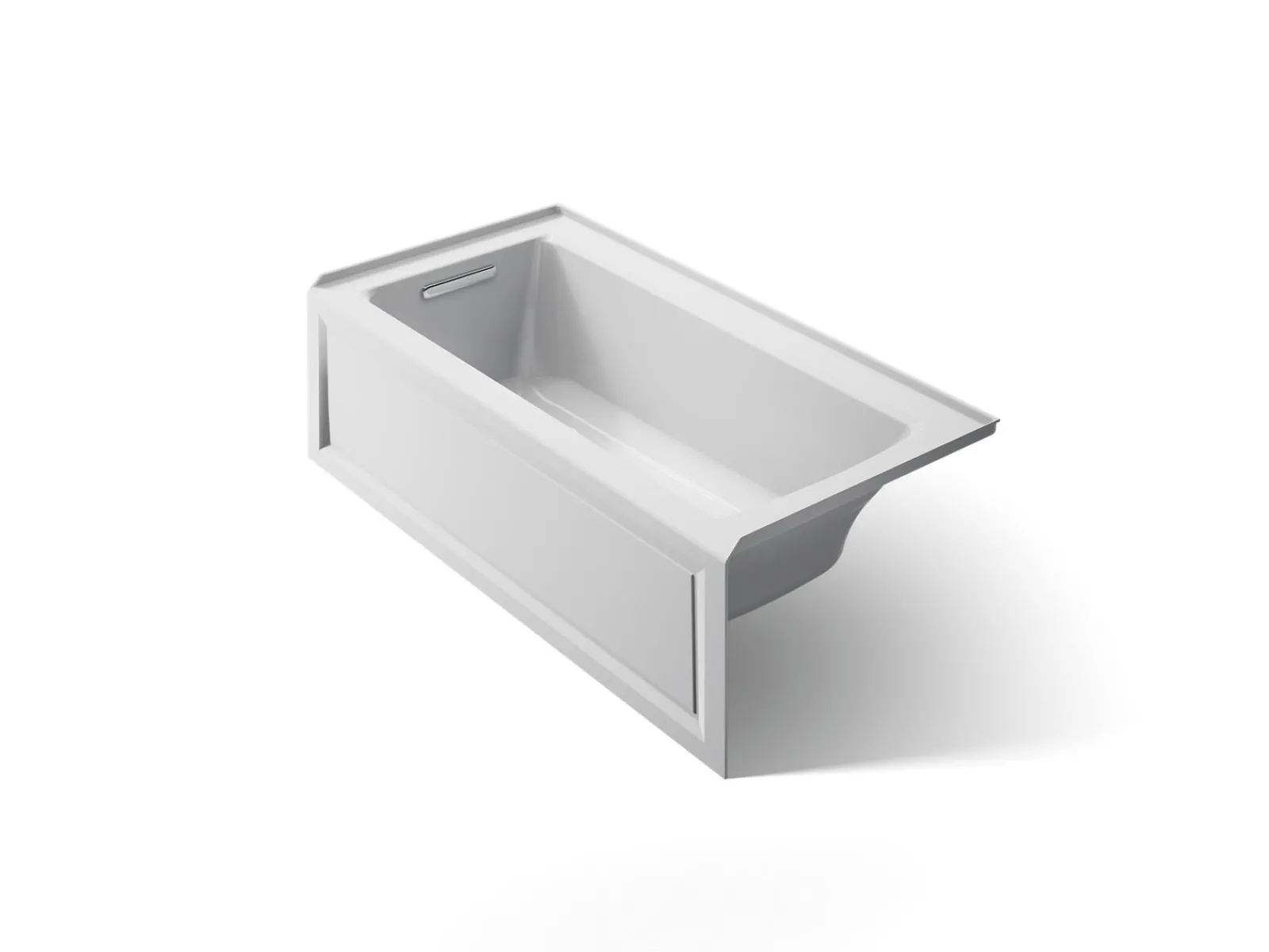 60" x 30" alcove bath with Bask® heated surface, alcove left drain^Kohler New