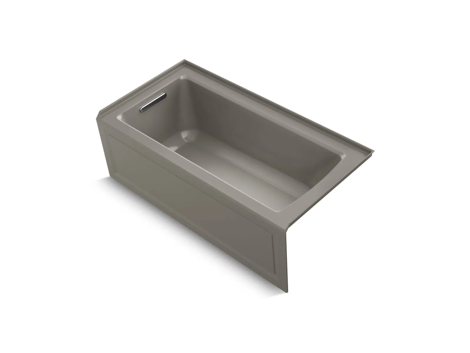60" x 30" alcove bath with Bask® heated surface, alcove left drain^Kohler New