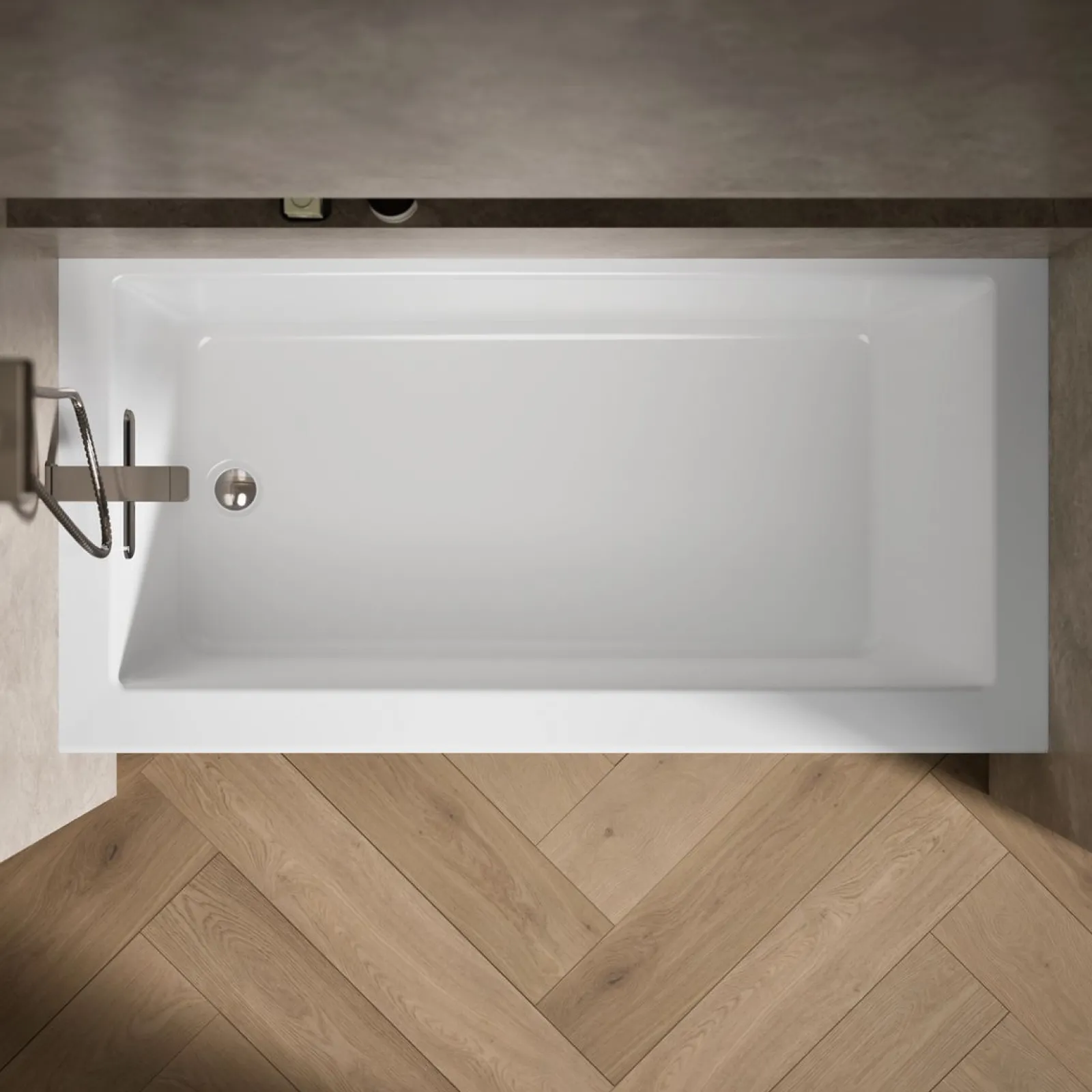 60" x 30" alcove bath with integral apron, integral flange, and left-hand drain^Kohler Outlet