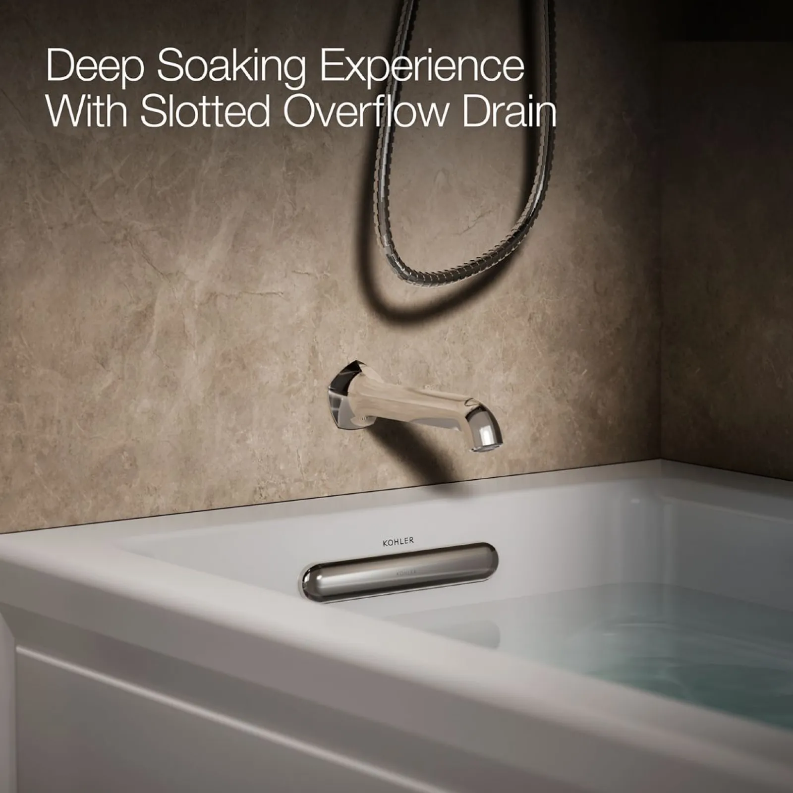 60" x 32" alcove Heated BubbleMassage™ air bath, left drain^Kohler Sale