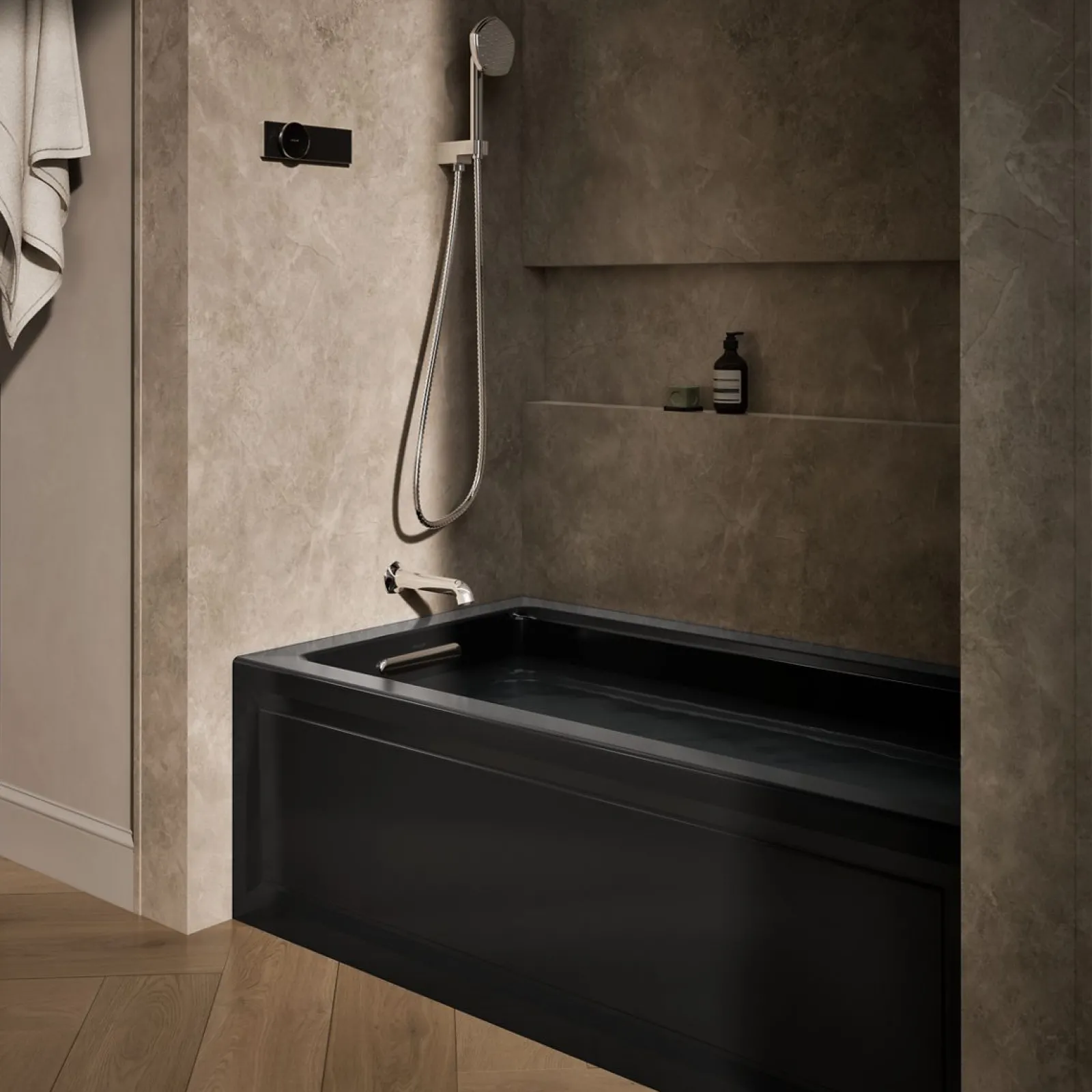 60" x 32" alcove Heated BubbleMassage™ air bath, left drain^Kohler Sale