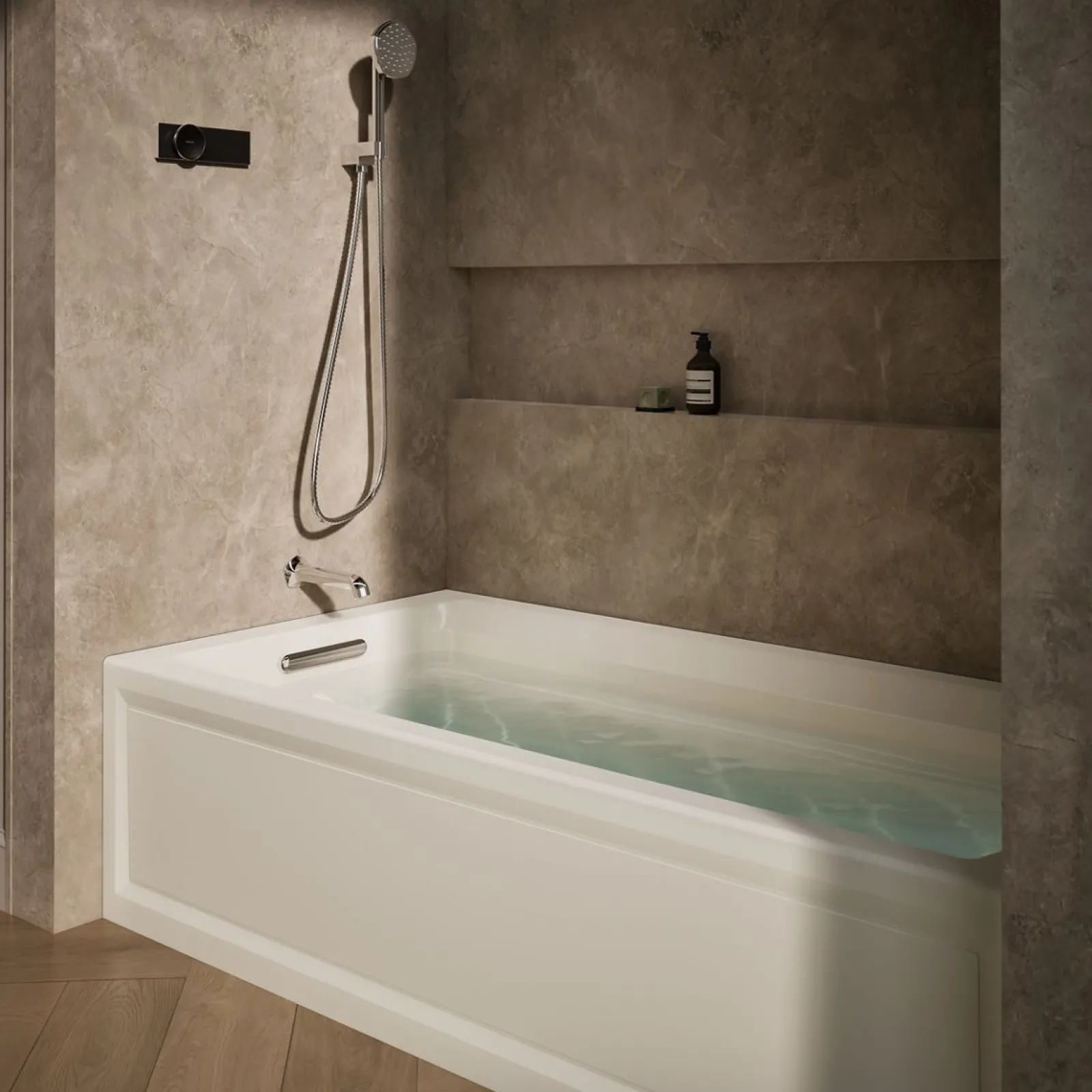 72" x 36" alcove Heated BubbleMassage™ air bath, left drain^Kohler Sale