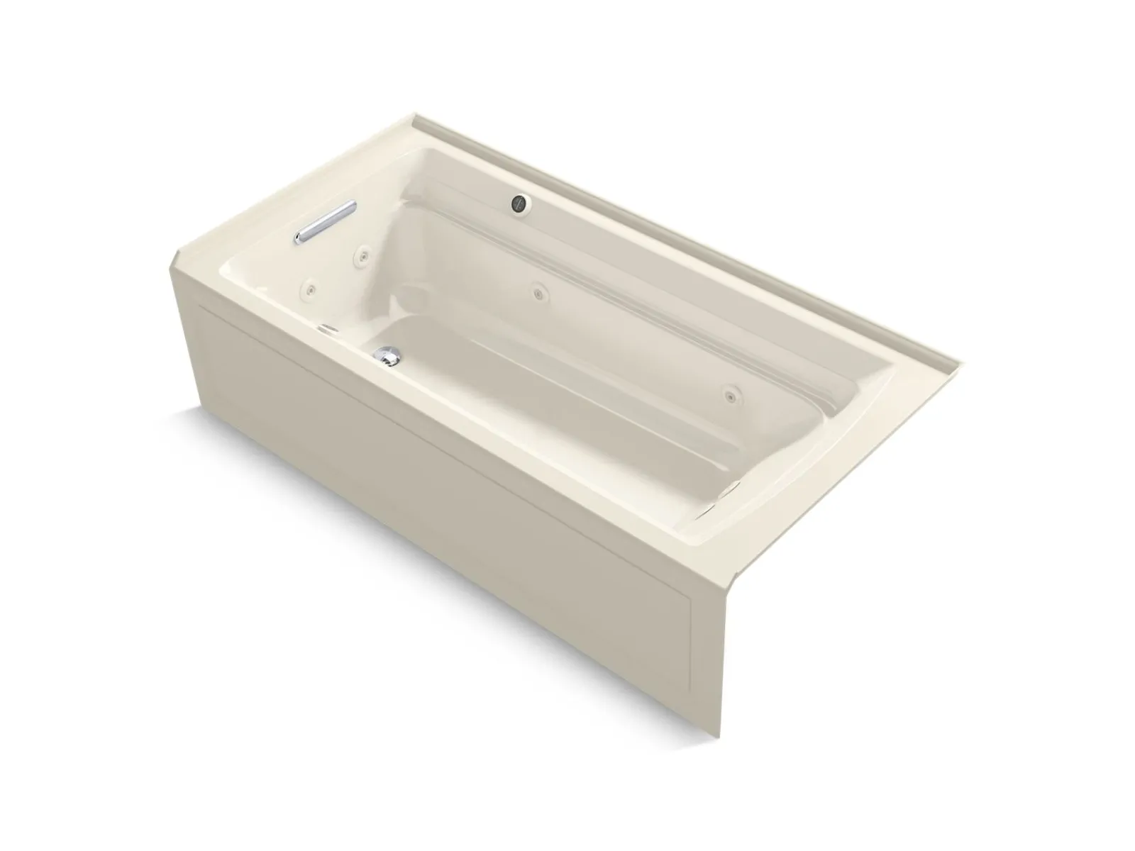 72" x 36" alcove Heated BubbleMassage™ air bath and whirlpool, left drain^Kohler Discount