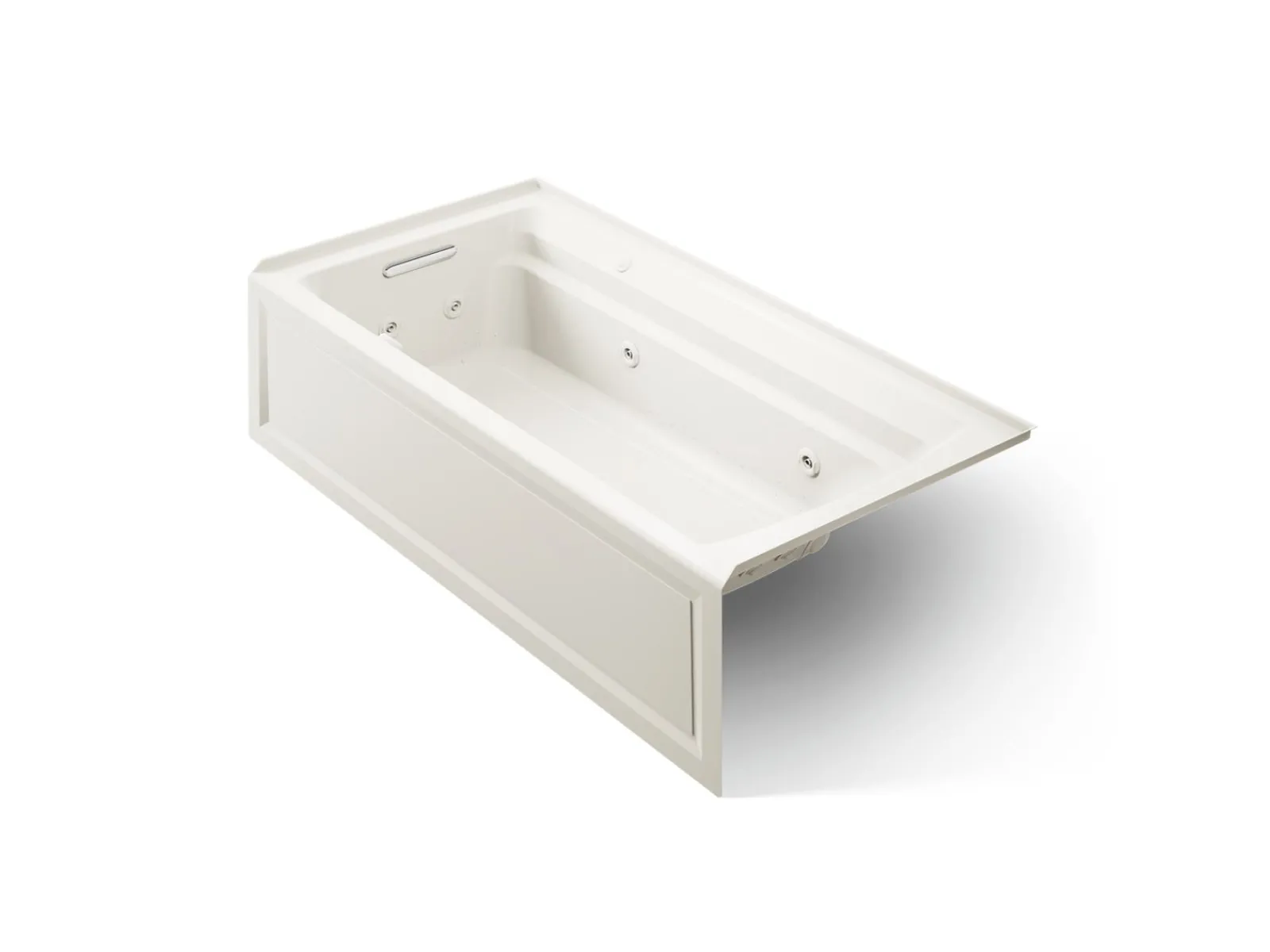 72" x 36" alcove Heated BubbleMassage™ air bath and whirlpool, left drain^Kohler Discount