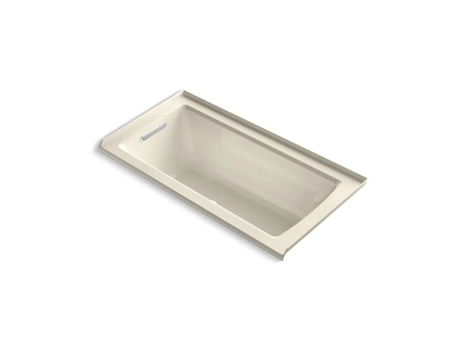 60" x 30" alcove Heated BubbleMassage™ air bath, left drain^Kohler Best