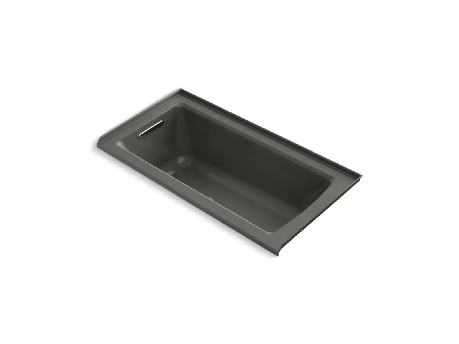 60" x 30" alcove Heated BubbleMassage™ air bath, left drain^Kohler Best