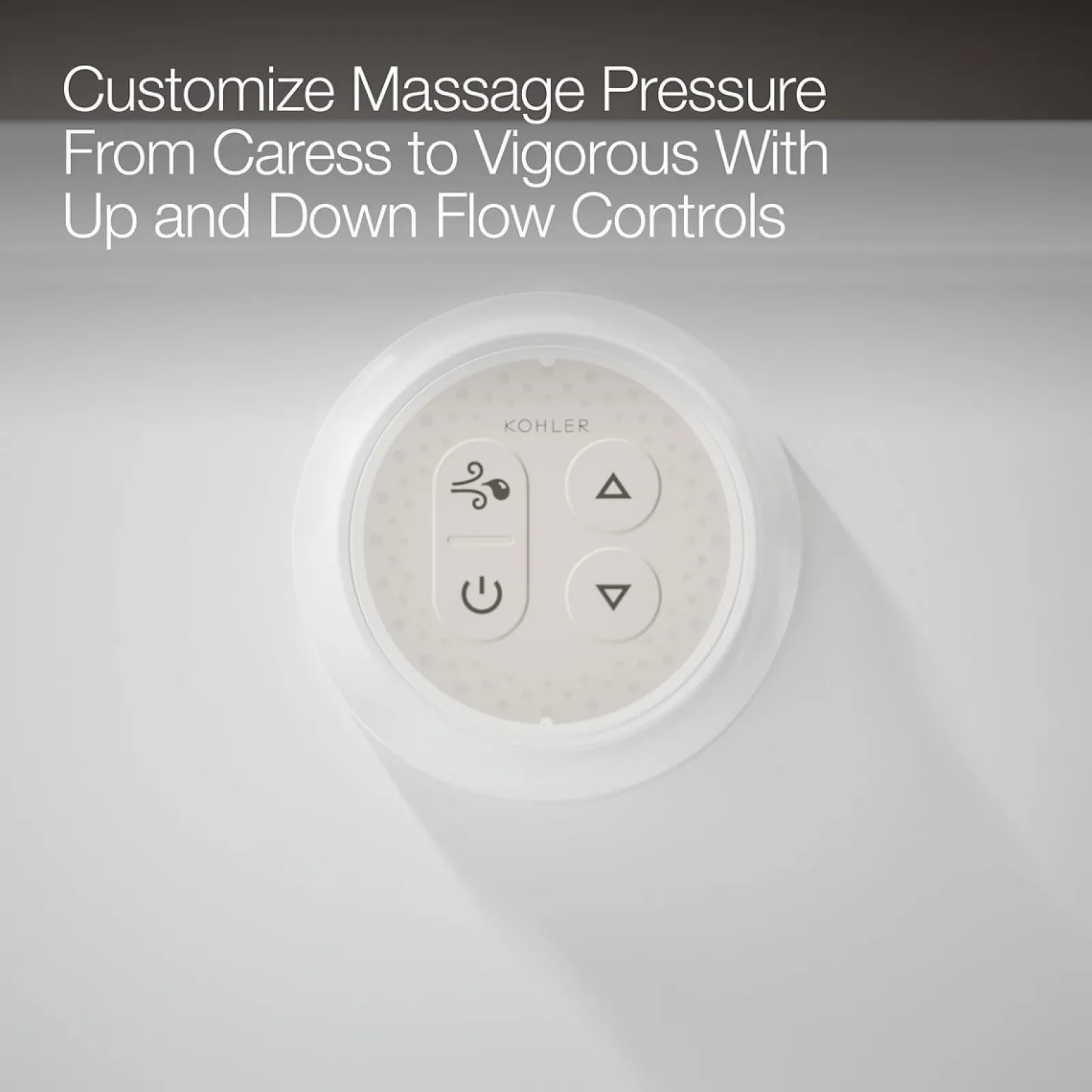 60" x 30" alcove Heated BubbleMassage™ air bath with Bask® heated surface, left drain^Kohler