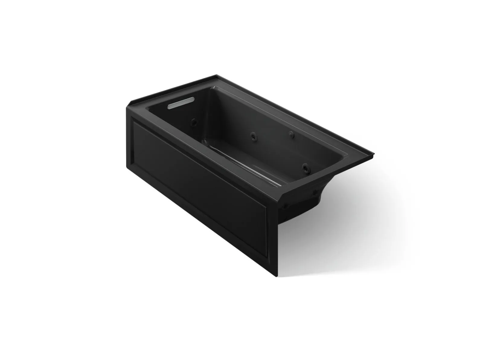 60" x 30" alcove Heated BubbleMassage™ air bath and whirlpool, left drain^Kohler Online