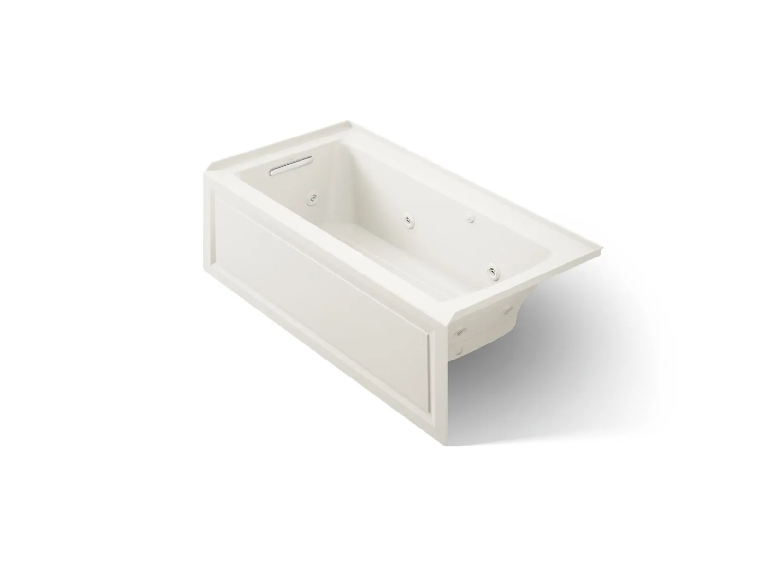 60" x 30" alcove Heated BubbleMassage™ air bath and whirlpool, left drain^Kohler Online