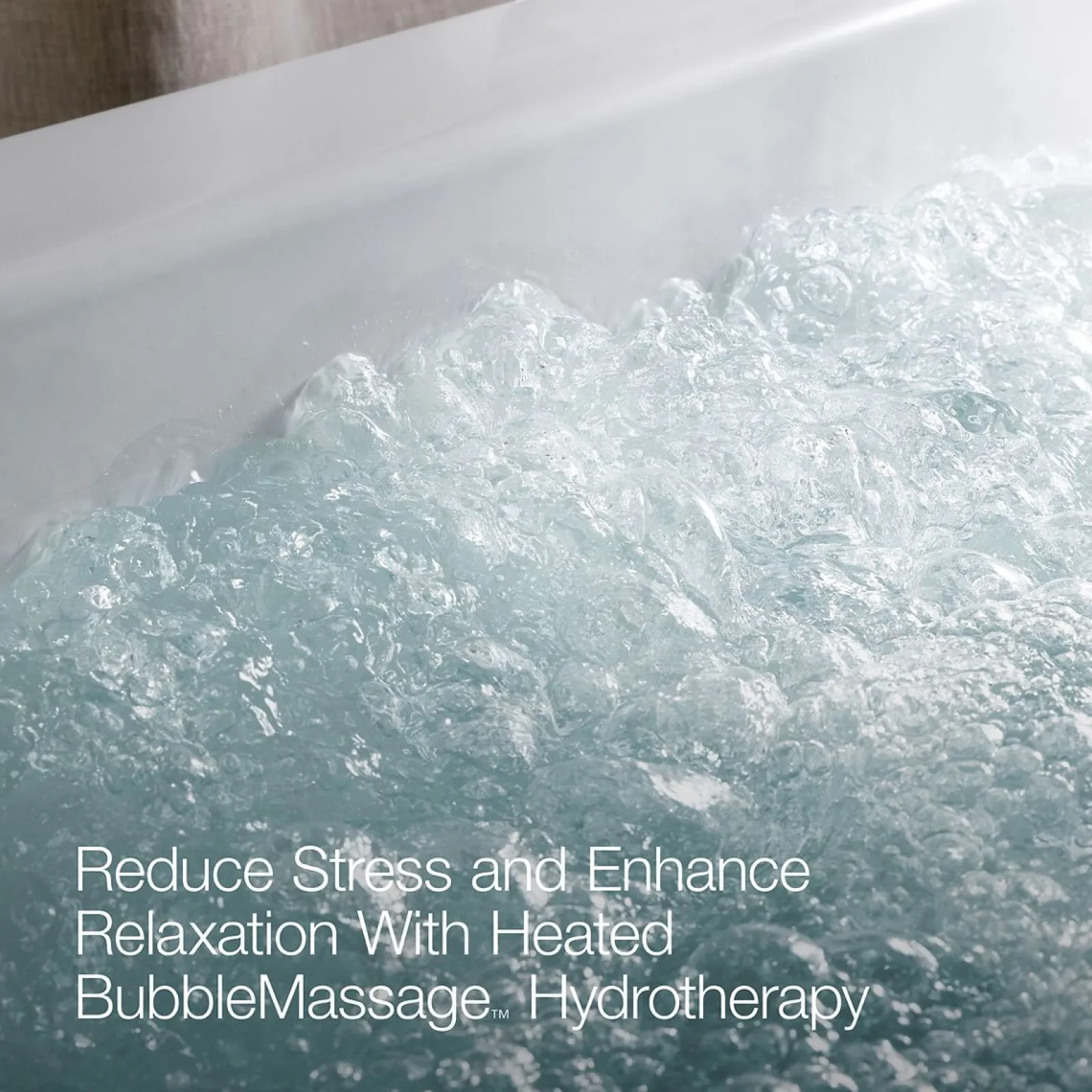 60" x 30" alcove Heated BubbleMassage™ air bath and whirlpool, left drain^Kohler Best