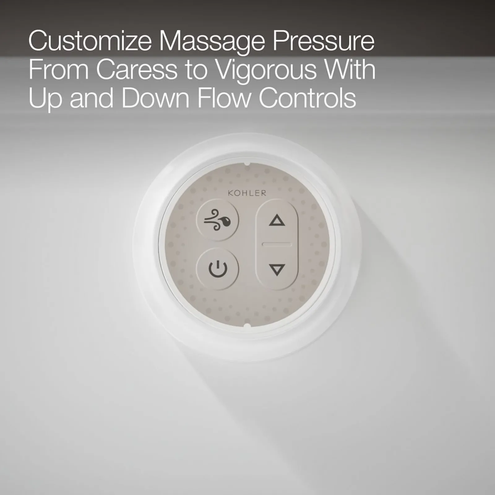66" x 32" alcove Heated BubbleMassage™ air bath with Bask® heated surface, left drain^Kohler Online