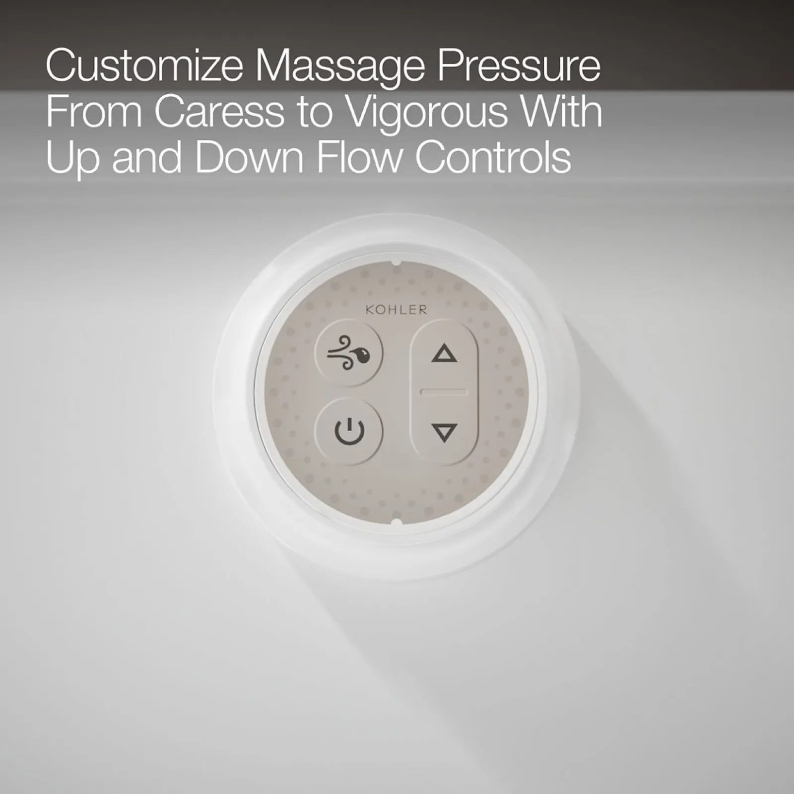 66" x 32" alcove Heated BubbleMassage™ air bath and whirlpool, left drain^Kohler Outlet