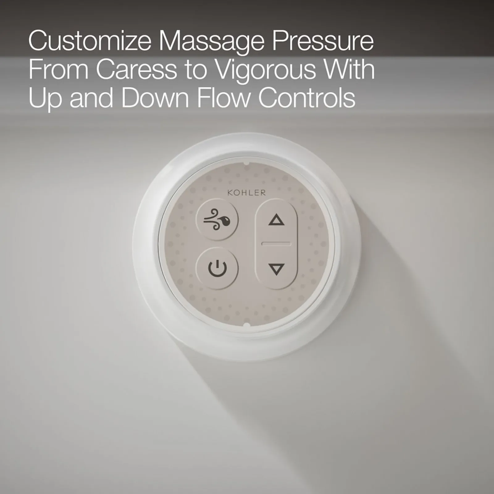 66" x 32" alcove Heated BubbleMassage™ air bath and whirlpool, left drain^Kohler Outlet