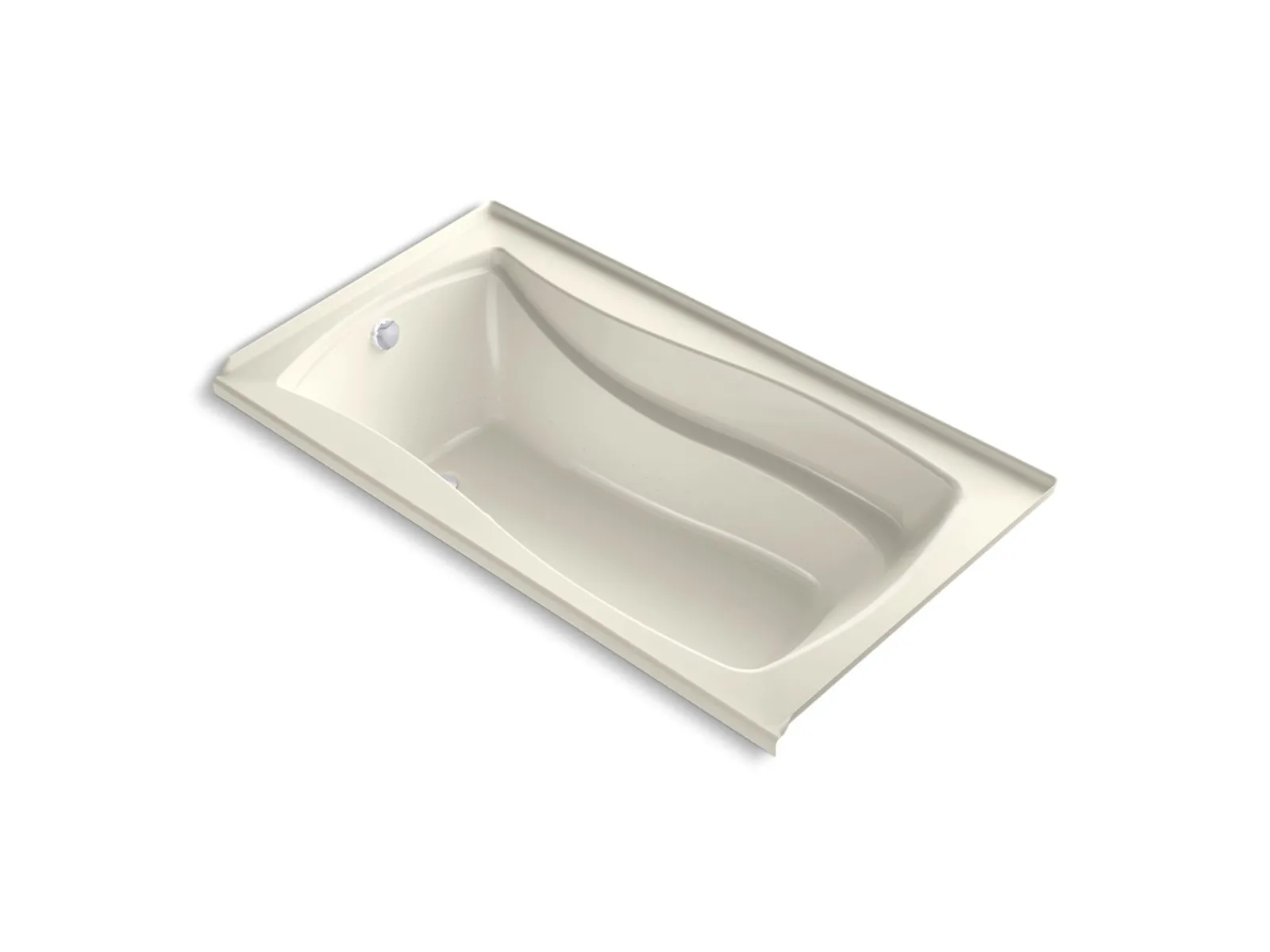66" x 36" alcove Heated BubbleMassage™ air bath, left drain^Kohler New