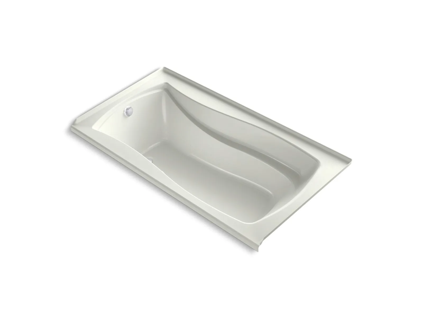 66" x 36" alcove Heated BubbleMassage™ air bath, left drain^Kohler New