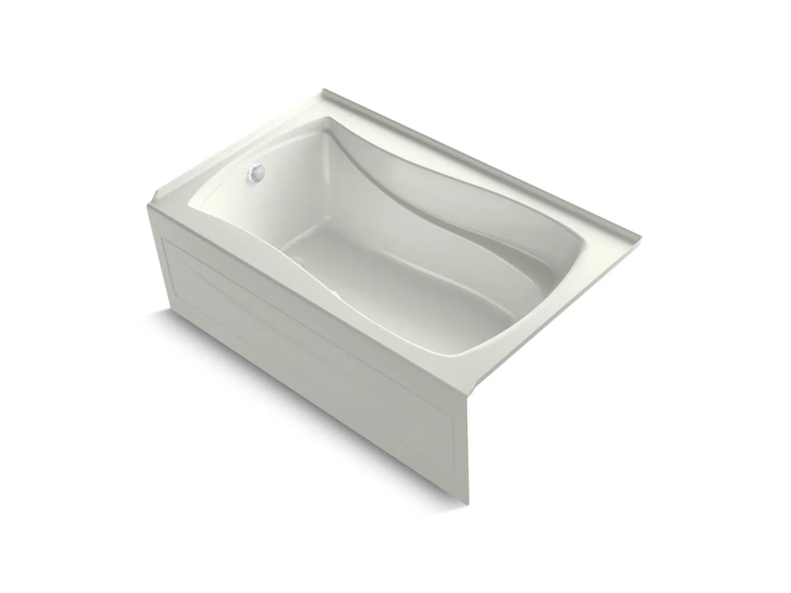 60" x 36" alcove Heated BubbleMassage™ air bath, left drain^Kohler Best