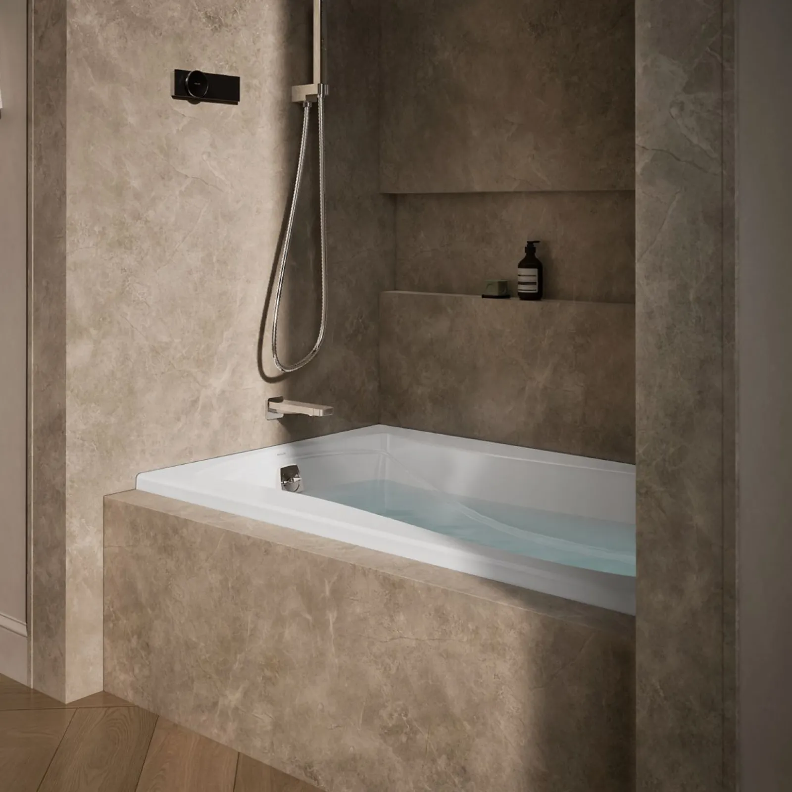 60" x 36" alcove Heated BubbleMassage™ air bath, left drain^Kohler Sale
