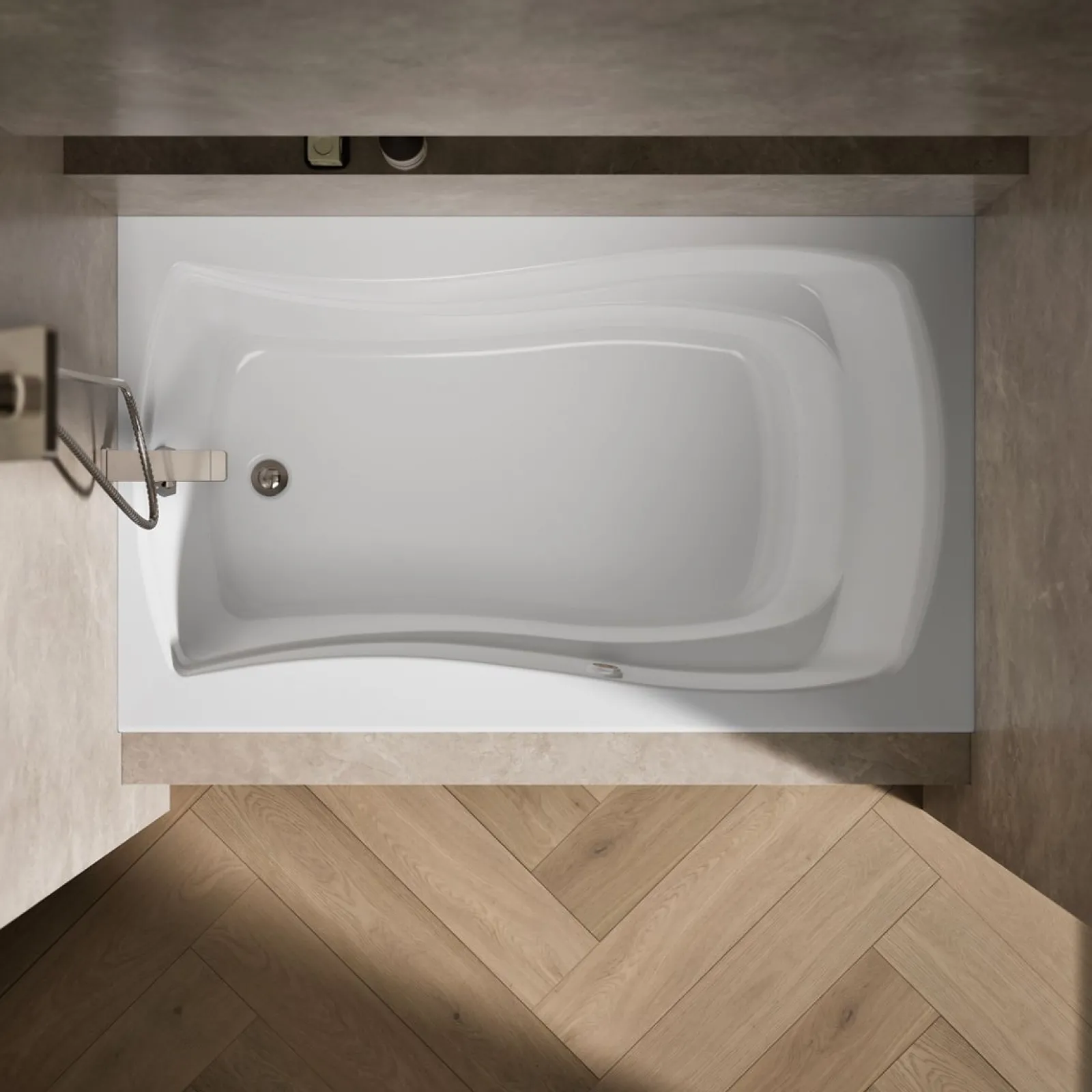 60" x 36" alcove Heated BubbleMassage™ air bath, left drain^Kohler Sale