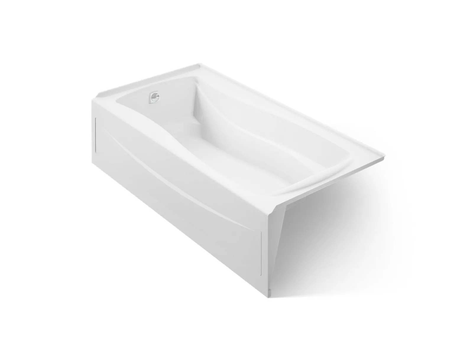 72" x 36" alcove Heated BubbleMassage™ air bath, left drain^Kohler New