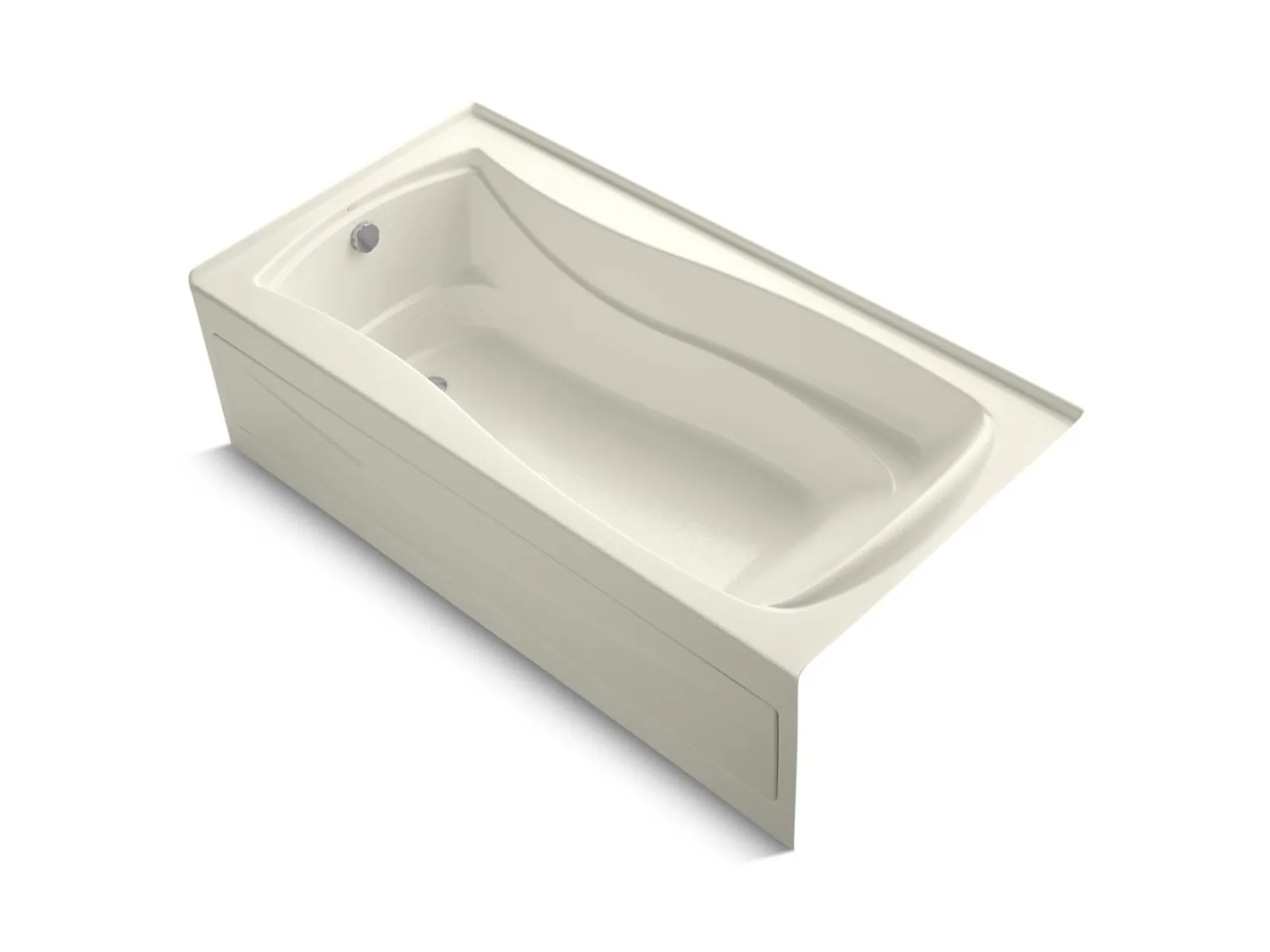 72" x 36" alcove Heated BubbleMassage™ air bath, left drain^Kohler New