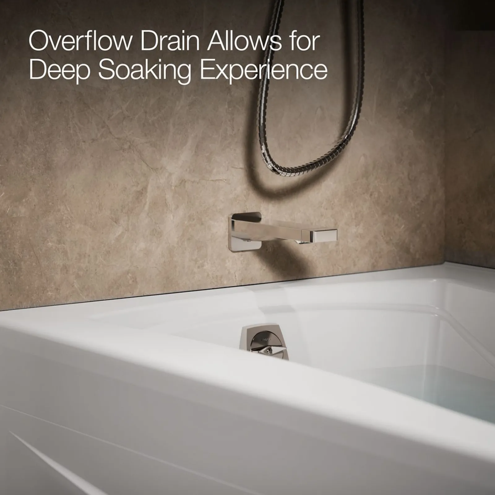 72" x 36" alcove Heated BubbleMassage™ air bath, left drain^Kohler New