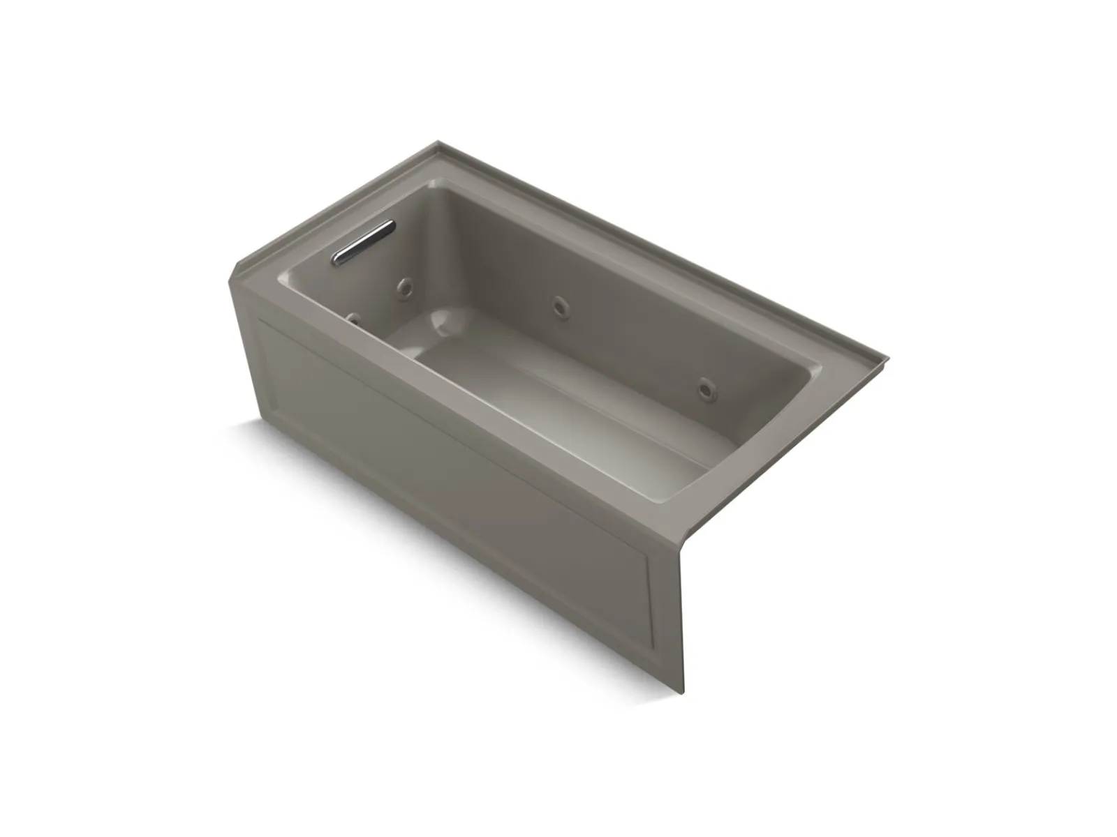 60" x 30" alcove heated whirlpool bath, left drain^Kohler Outlet