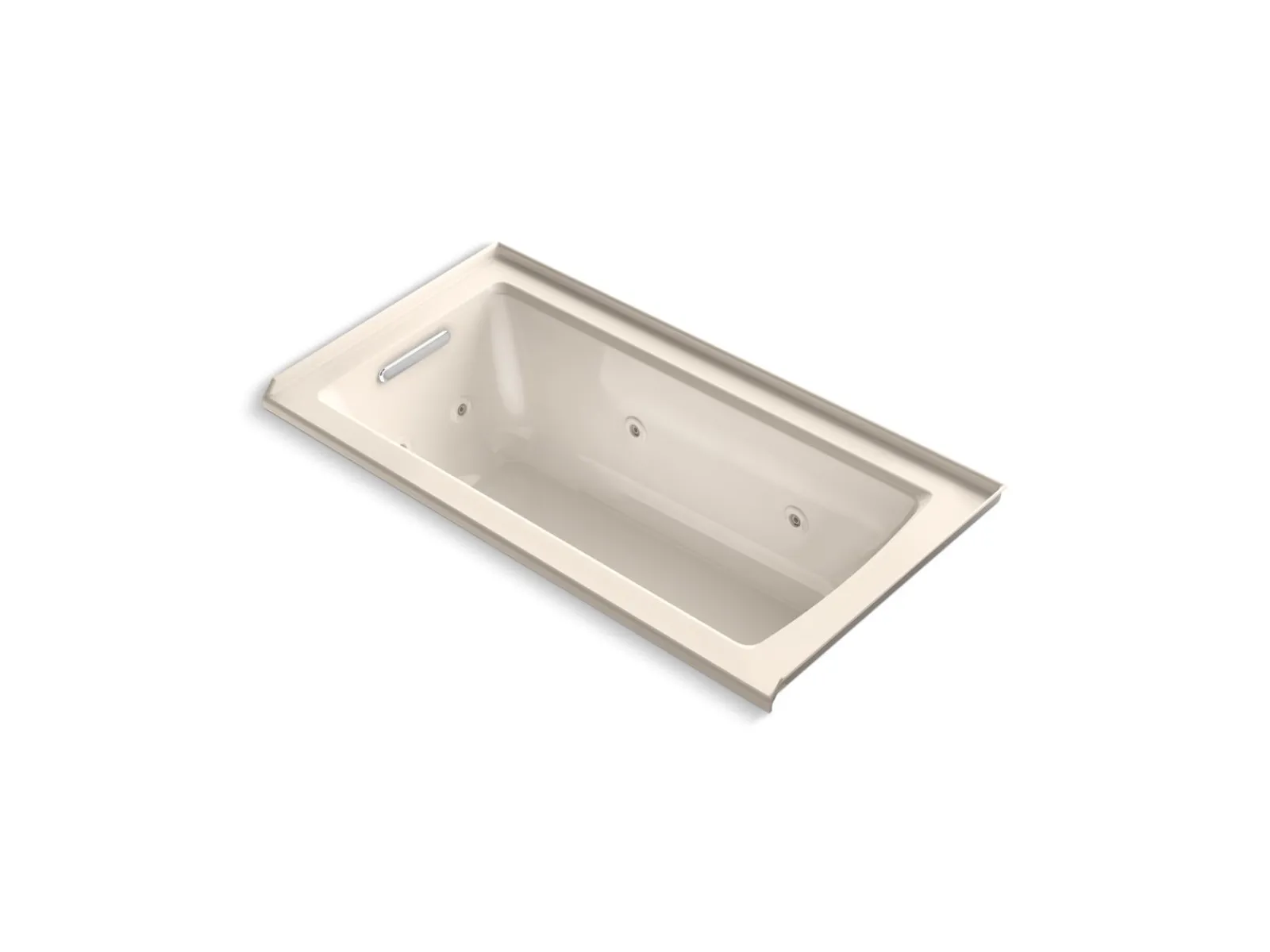 60" x 30" alcove heated whirlpool bath, left drain^Kohler Clearance