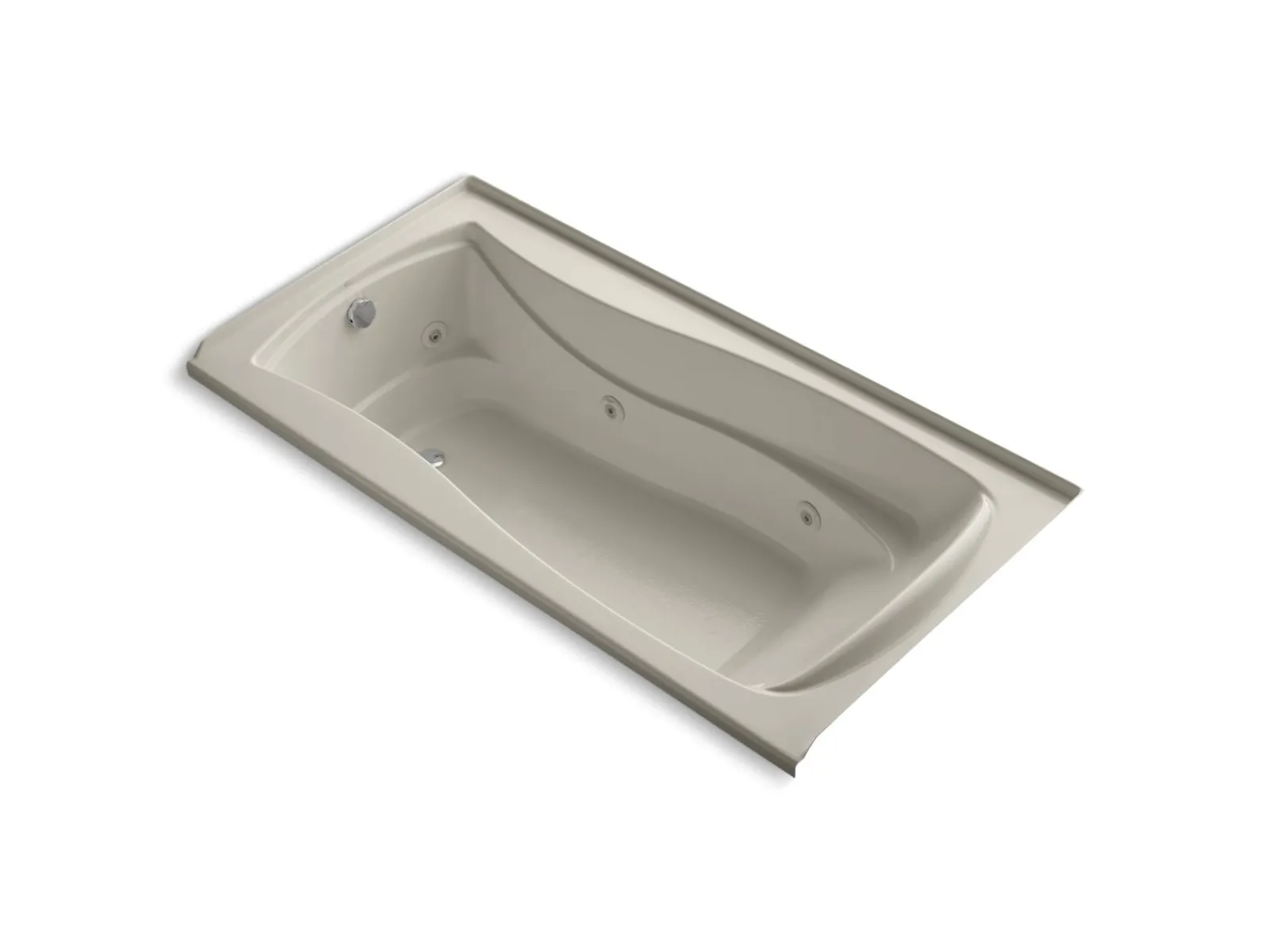 72" x 36" alcove heated whirlpool bath, left drain^Kohler Discount