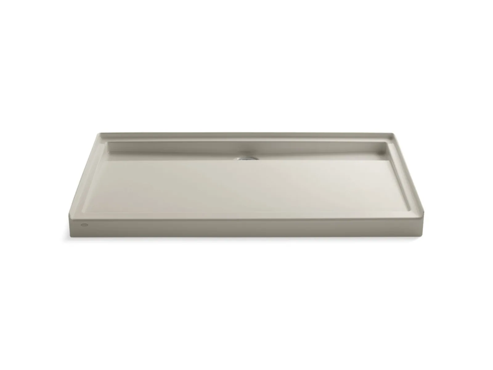 60" x 36" alcove shower base, center drain^Kohler Online