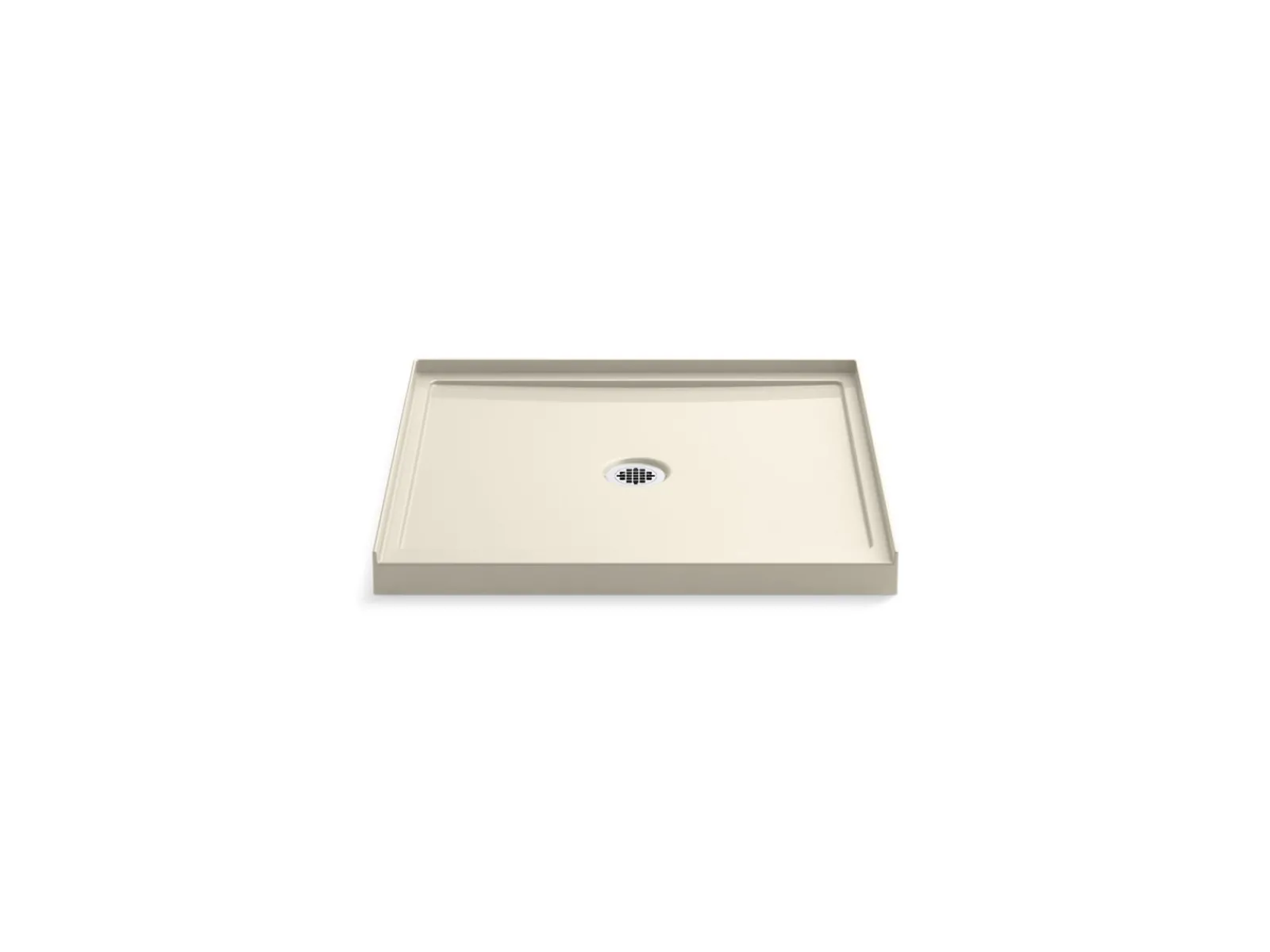 36" x 34" alcove shower base, center drain^Kohler Clearance