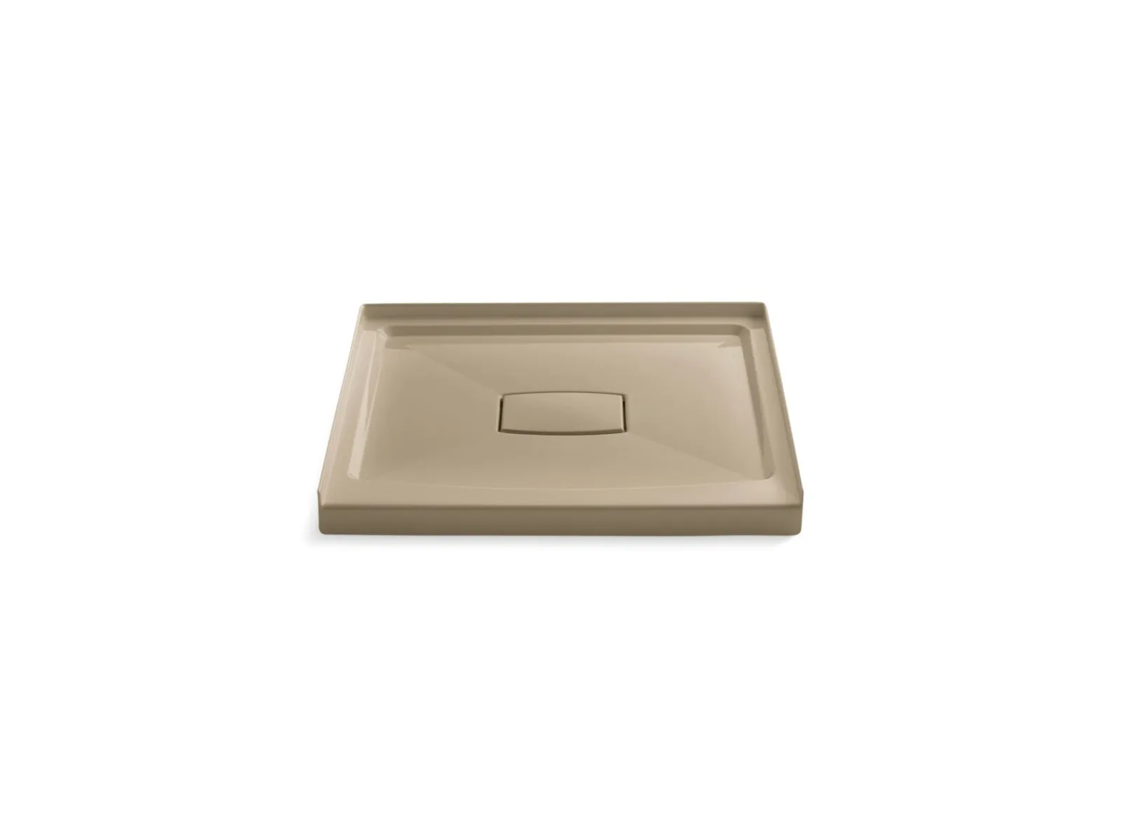36" x 36" alcove shower base, center drain^Kohler Hot