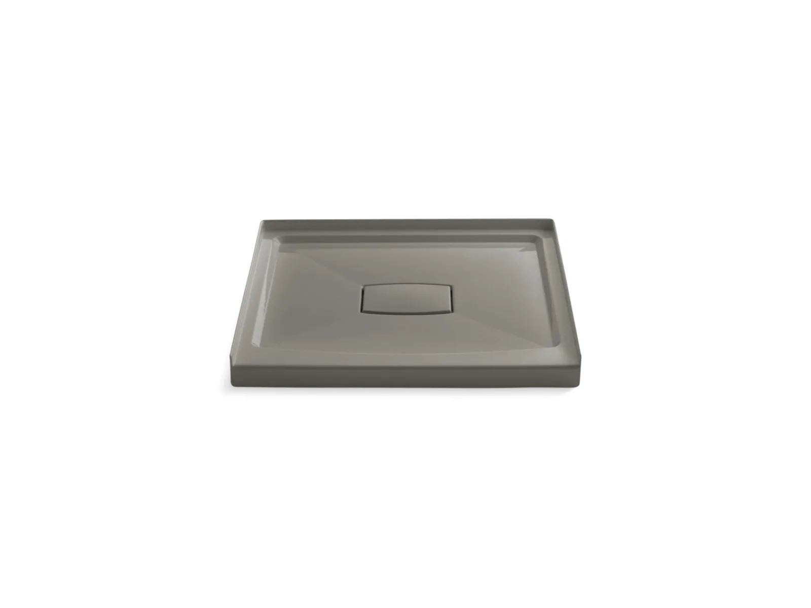 36" x 36" alcove shower base, center drain^Kohler Hot