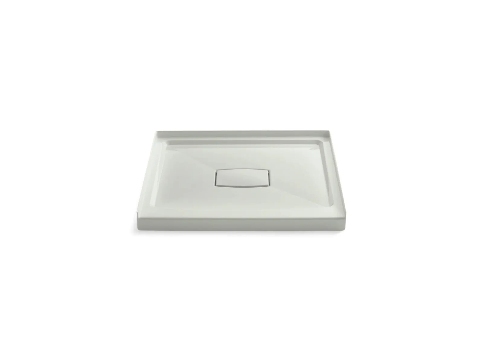 36" x 36" alcove shower base, center drain^Kohler Hot