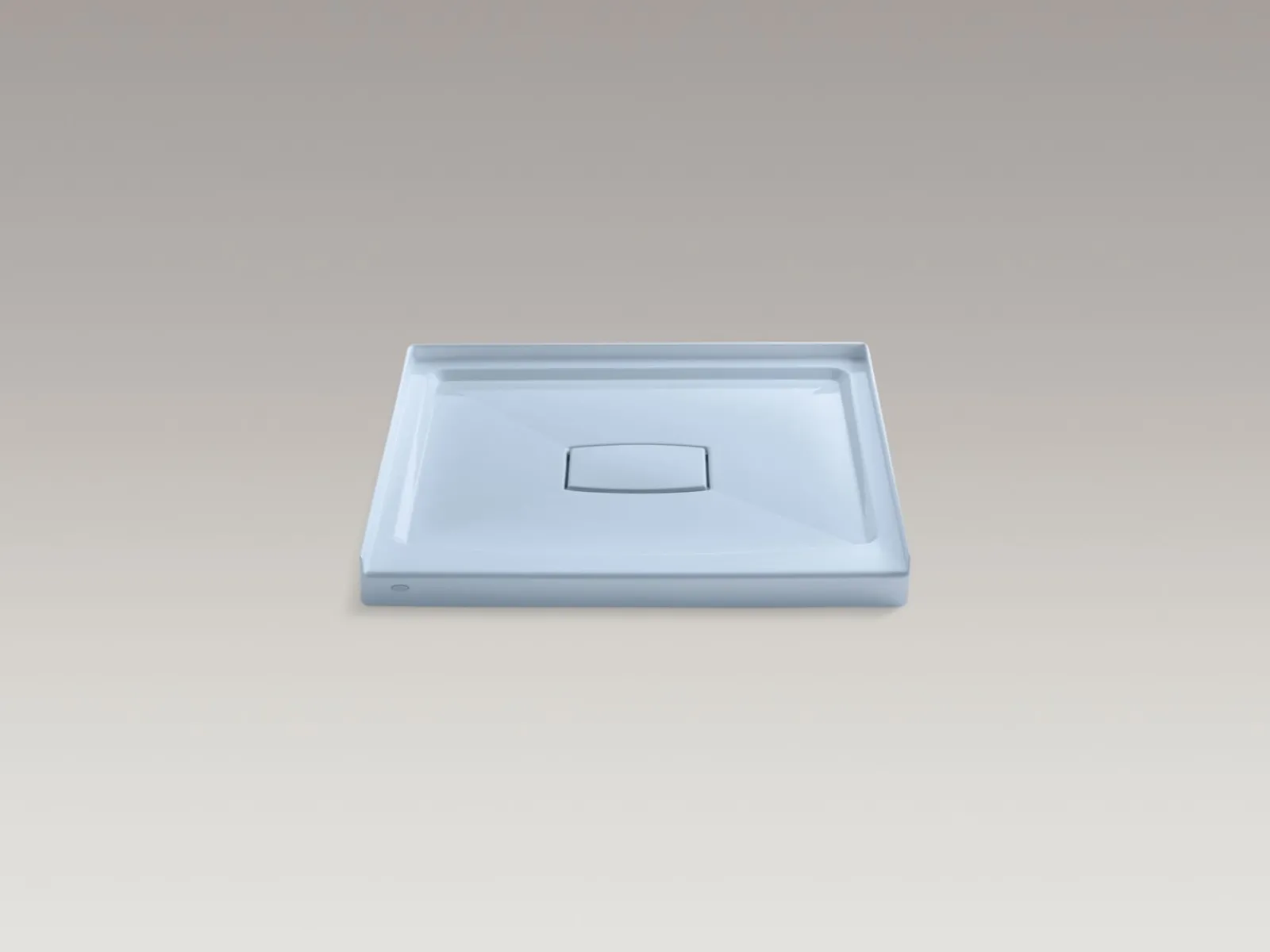 36" x 36" alcove shower base, center drain^Kohler Hot
