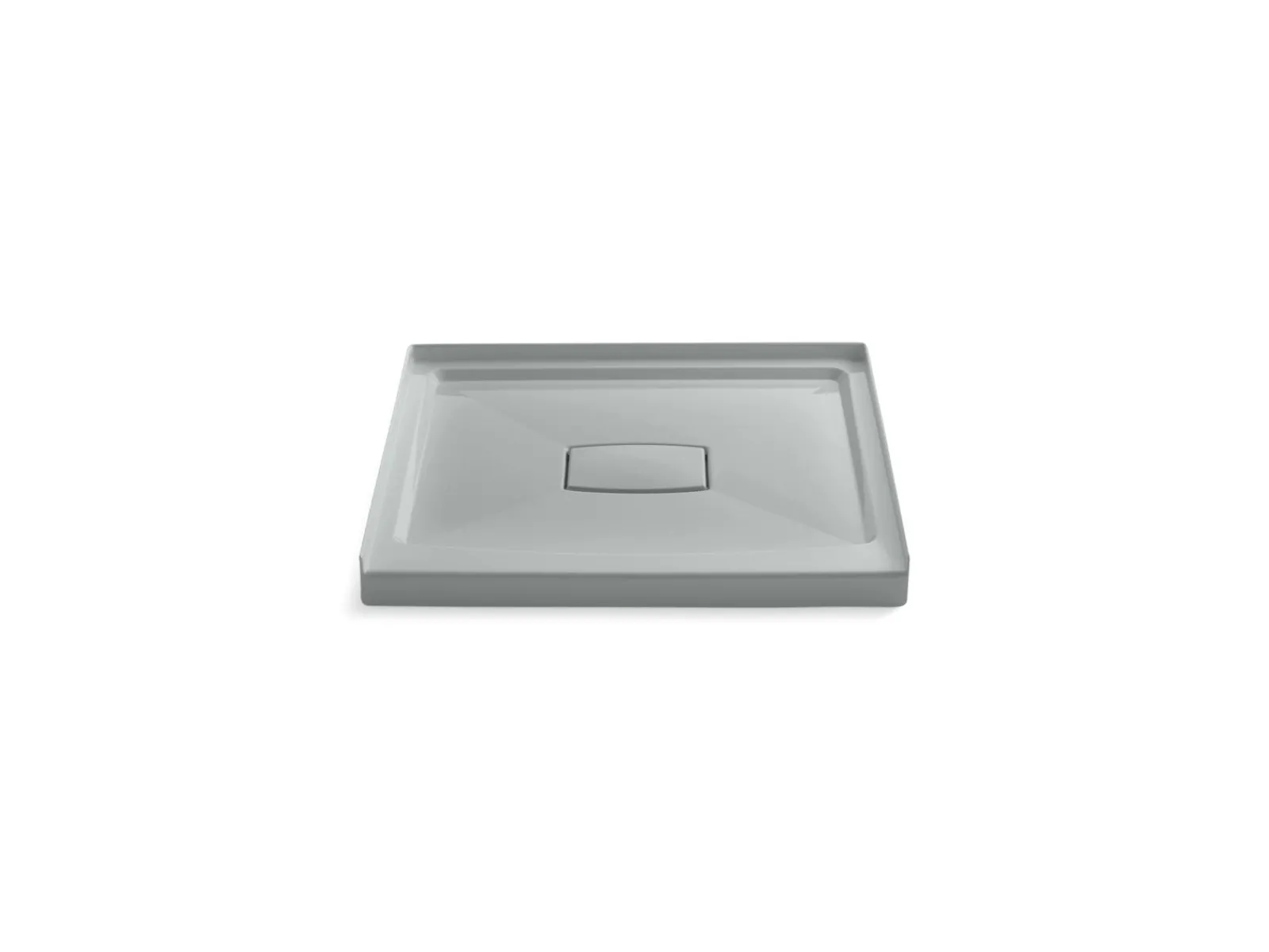 36" x 36" alcove shower base, center drain^Kohler Hot