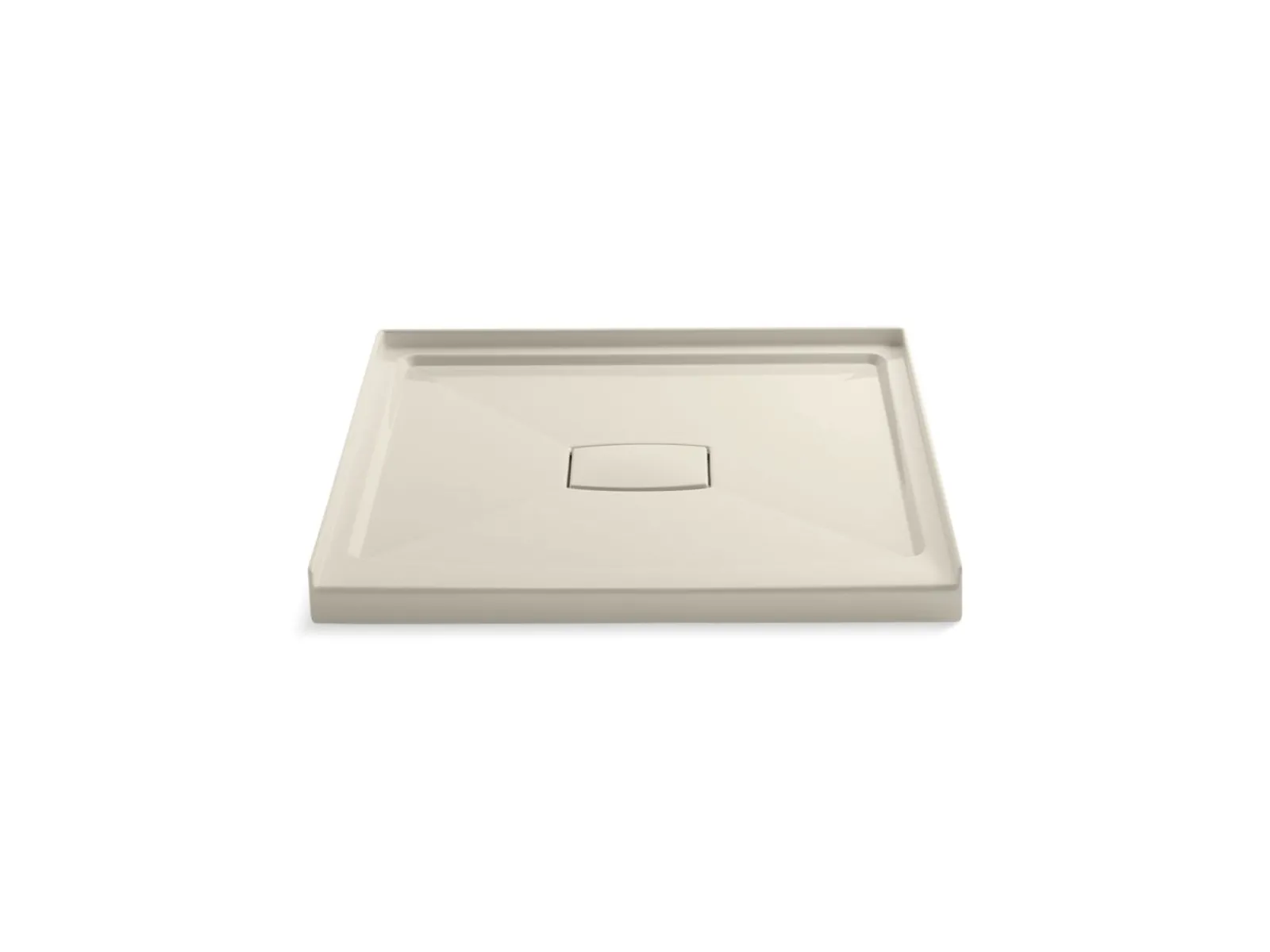 42" x 42" alcove shower base, center drain^Kohler Sale