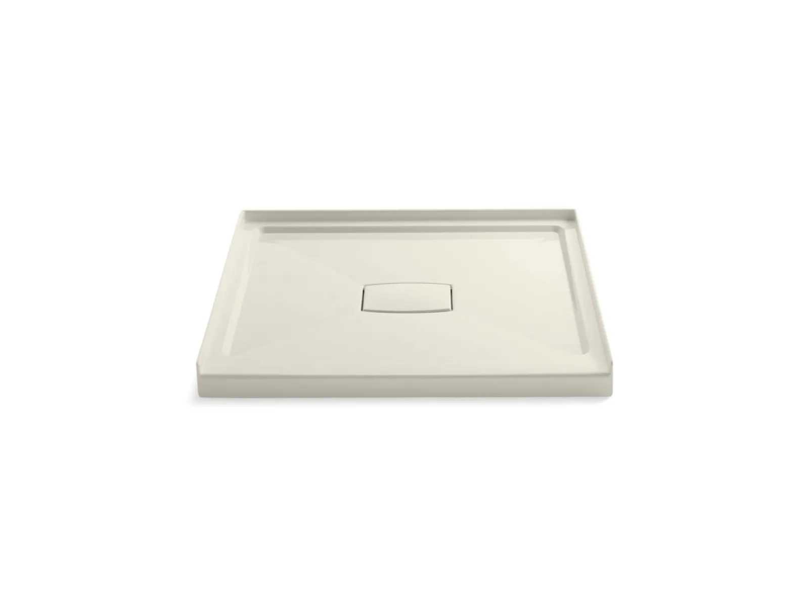 42" x 42" alcove shower base, center drain^Kohler Sale