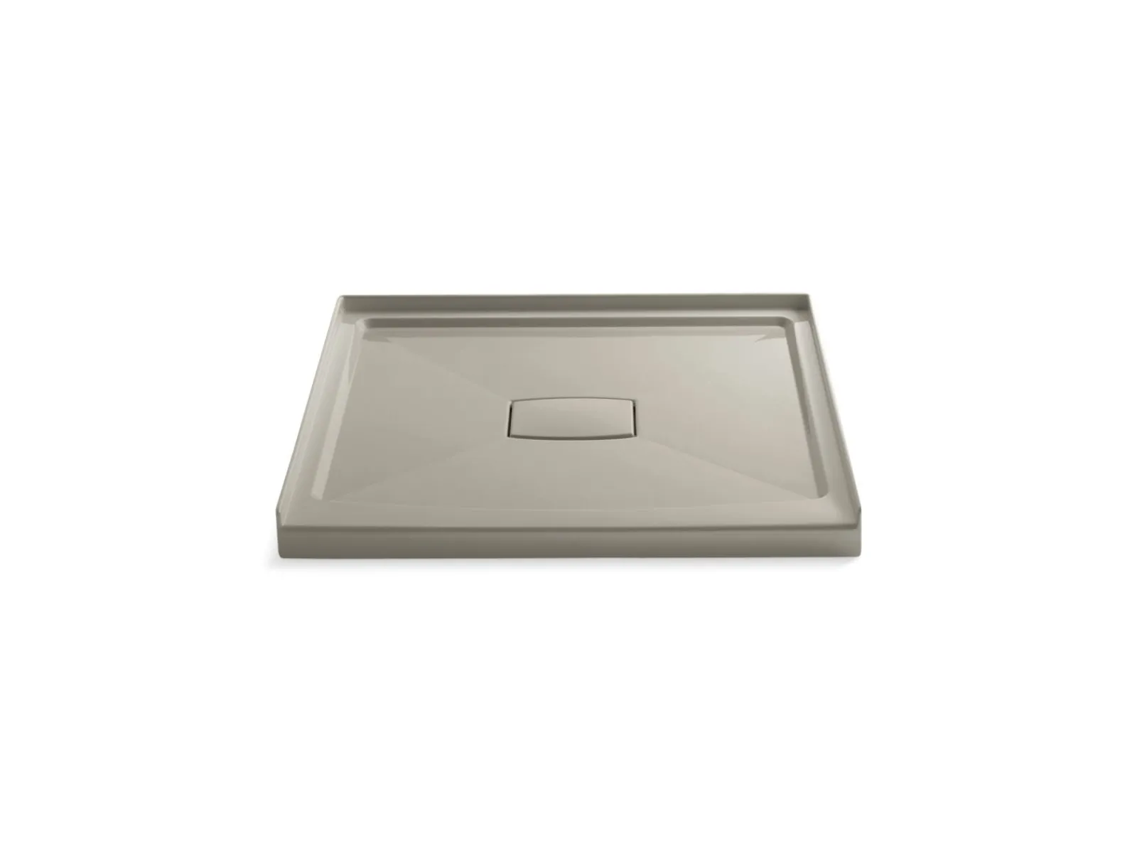 42" x 42" alcove shower base, center drain^Kohler Sale