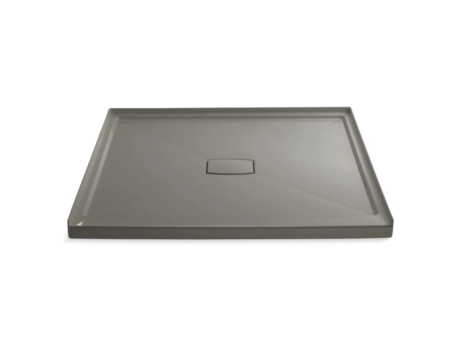 60" x 60" alcove shower base, center drain^Kohler Discount