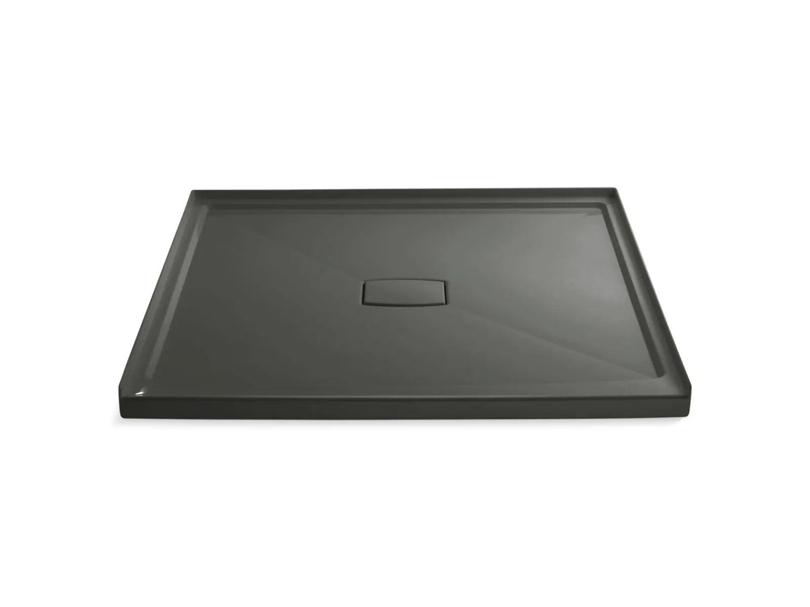 60" x 60" alcove shower base, center drain^Kohler Discount
