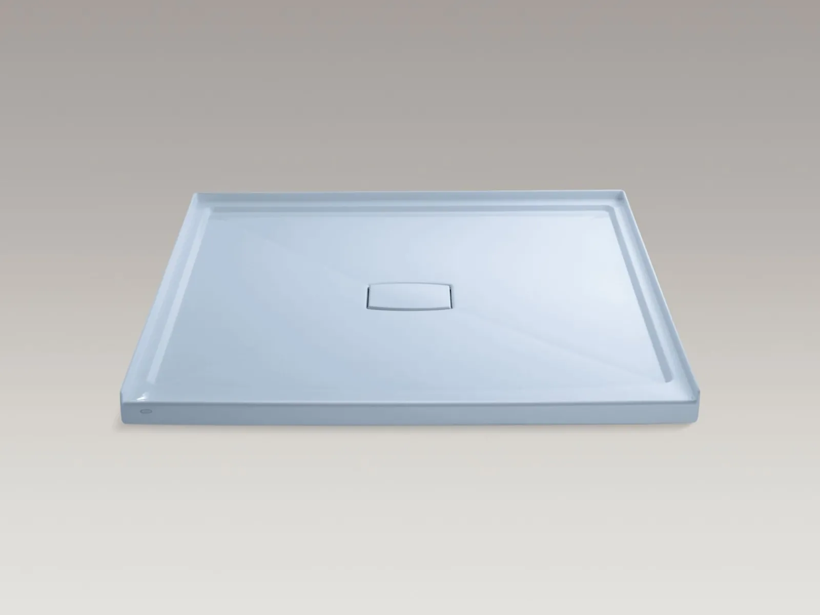 60" x 60" alcove shower base, center drain^Kohler Discount