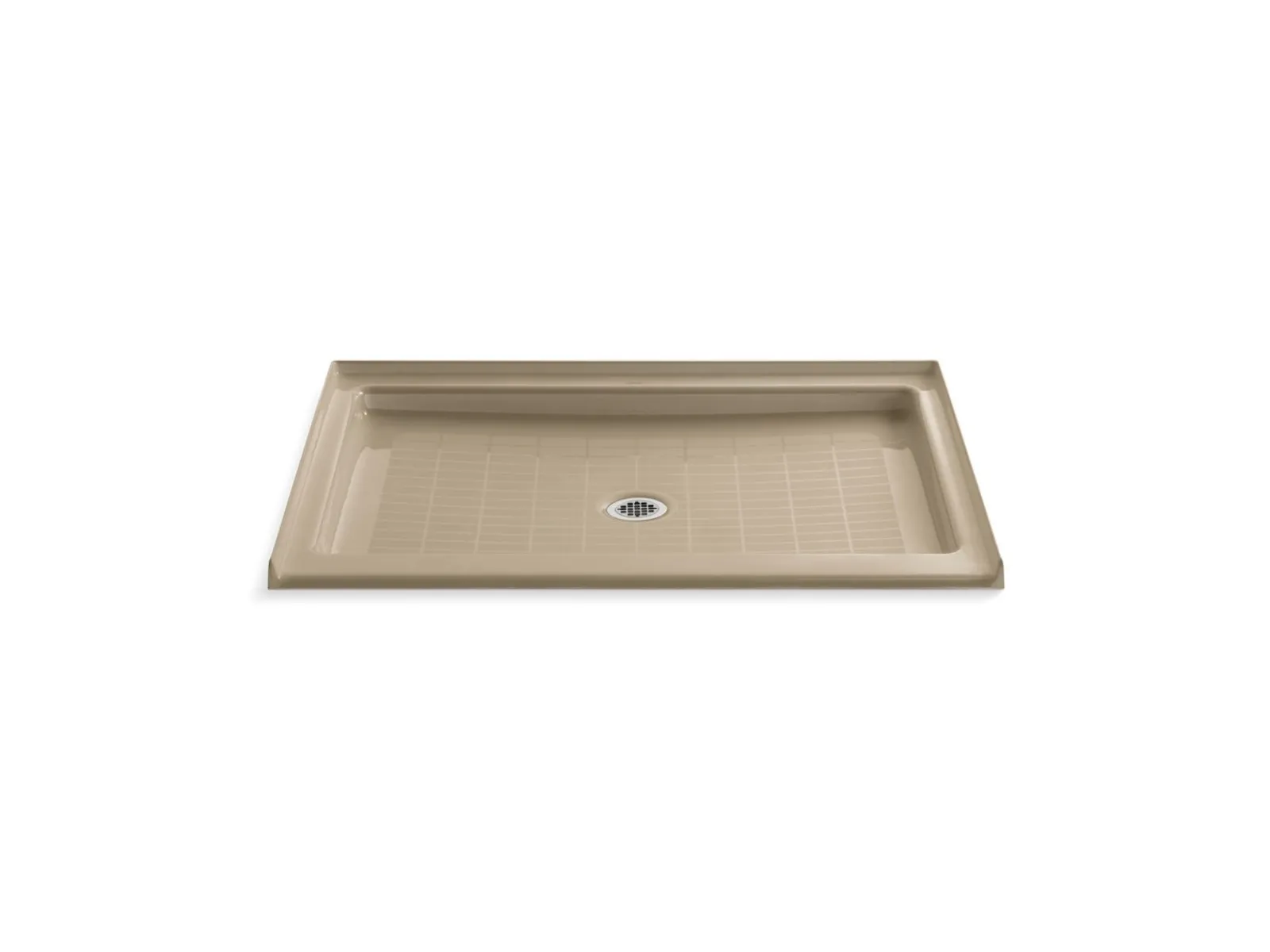 48" x 36" alcove shower base, center drain^Kohler