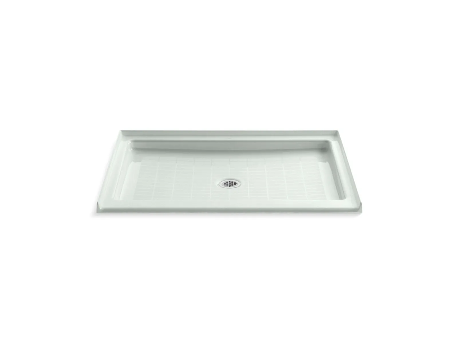 48" x 36" alcove shower base, center drain^Kohler