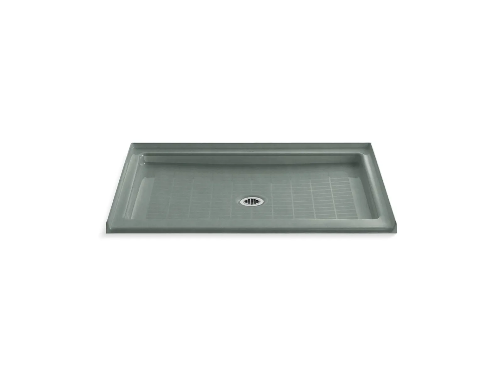 48" x 36" alcove shower base, center drain^Kohler