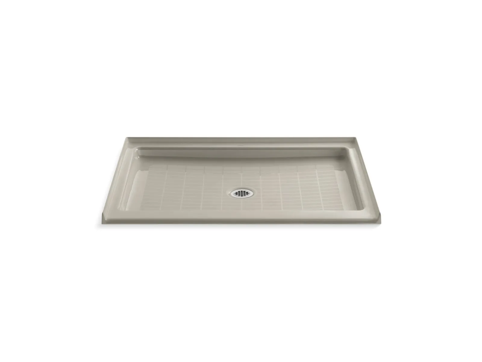 48" x 36" alcove shower base, center drain^Kohler