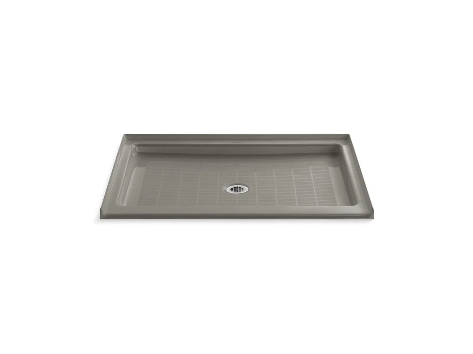 48" x 36" alcove shower base, center drain^Kohler