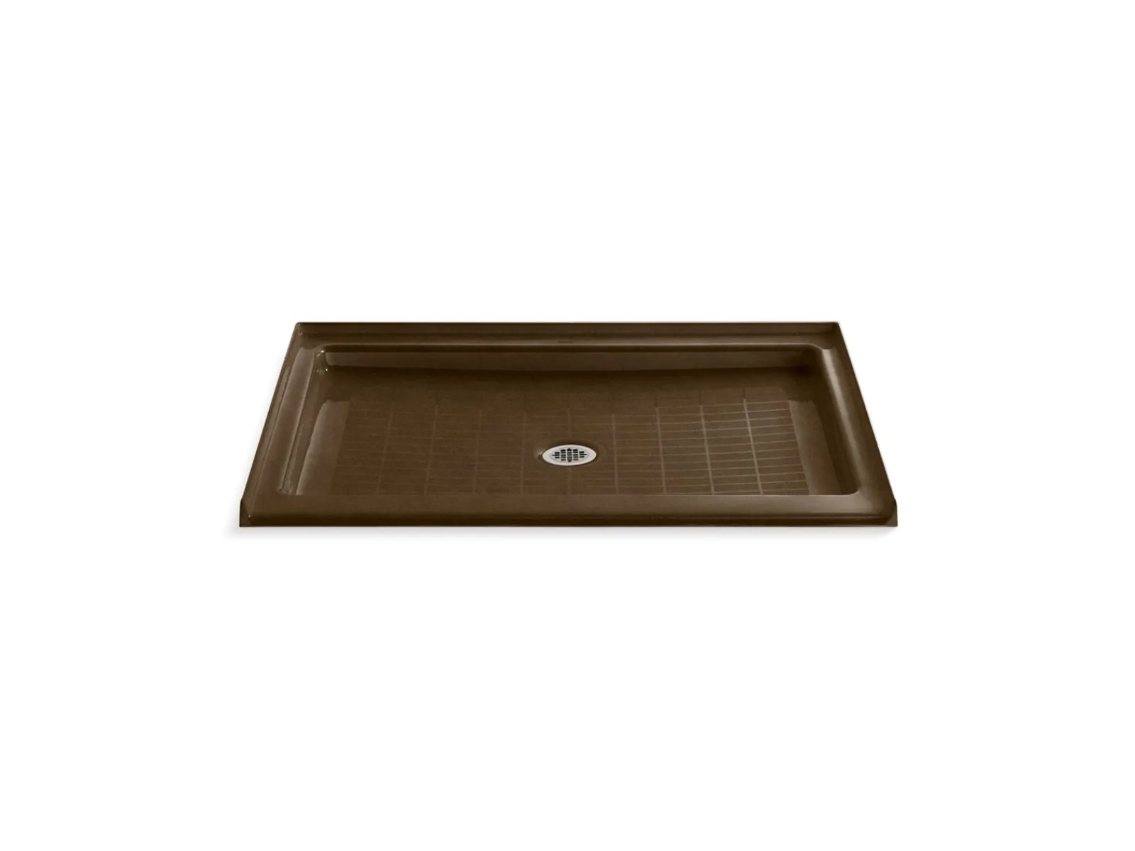 48" x 36" alcove shower base, center drain^Kohler
