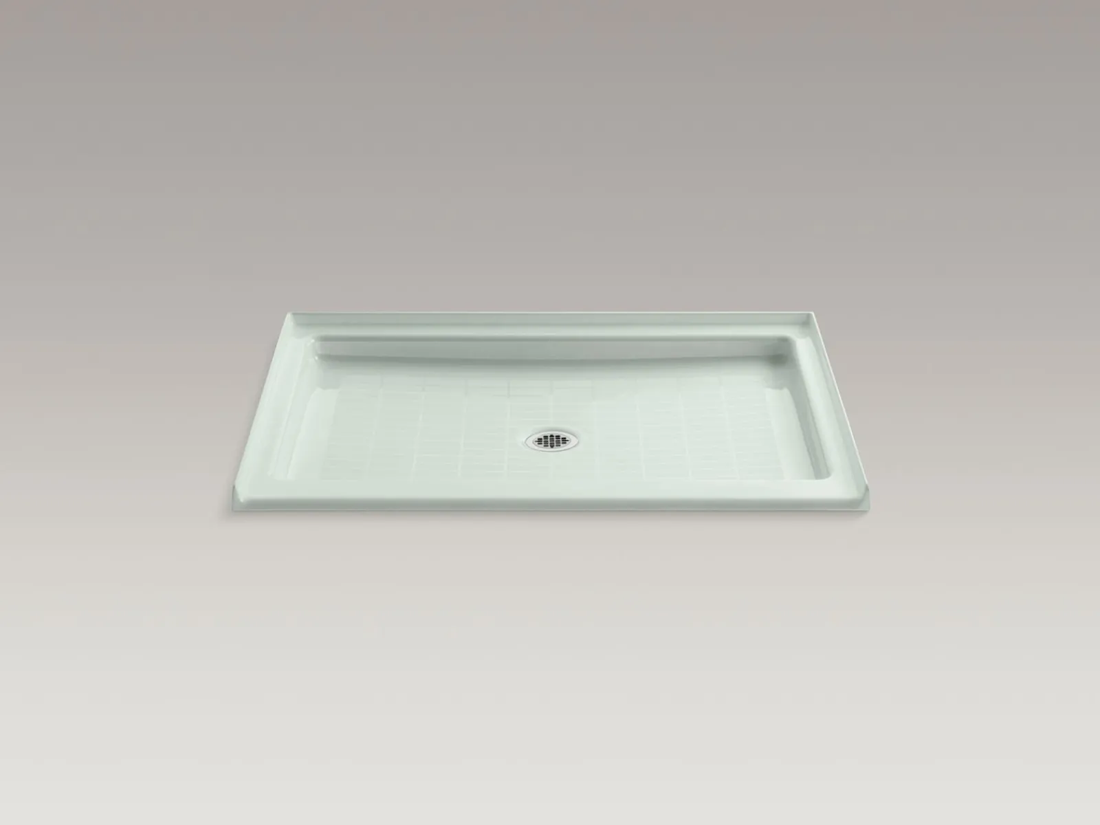 48" x 36" alcove shower base, center drain^Kohler