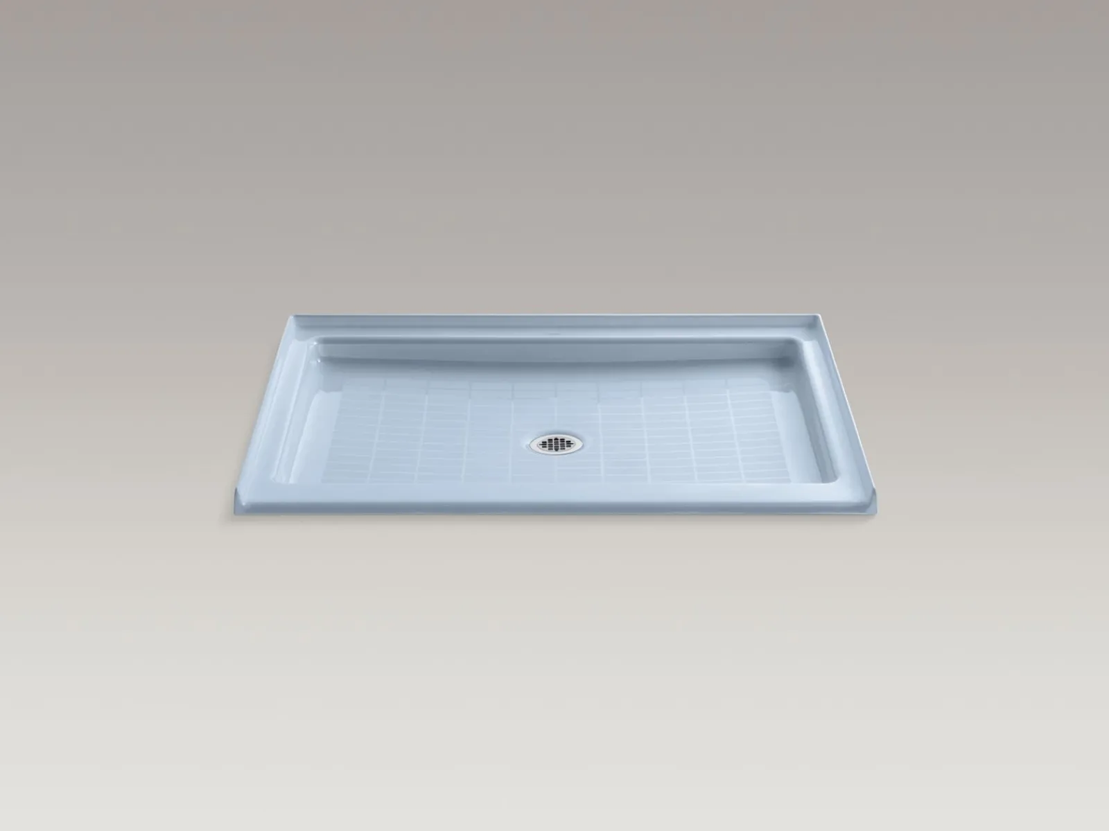 48" x 36" alcove shower base, center drain^Kohler